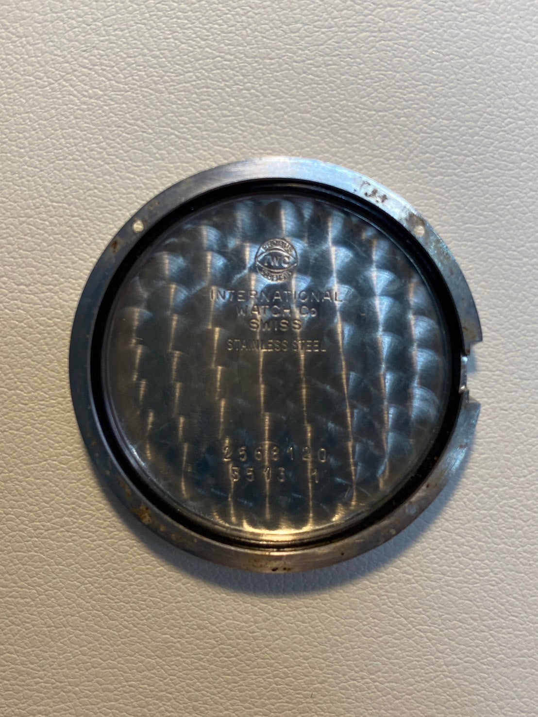 IWC Portofino 3513 Automatic Cal.37521 SS Leather Genuine Buckle (SS) White Dial Overhauled IWC