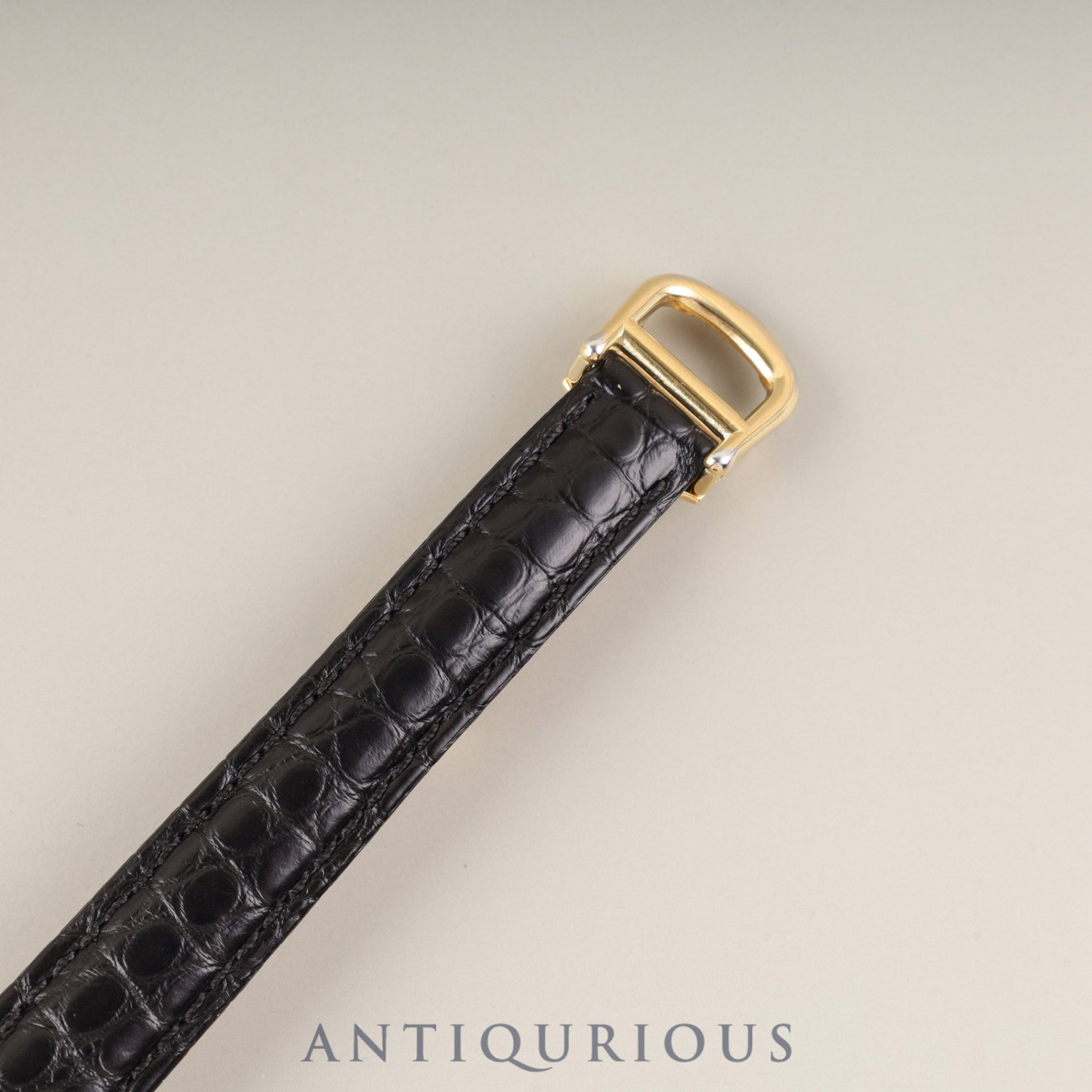 Cartier Must Trinity W1010644 / 2735 Quartz Caliber - SV925 Leather Genuine D-buckle (GP) Trinity Dial Box Completely serviced at a Cartier boutique