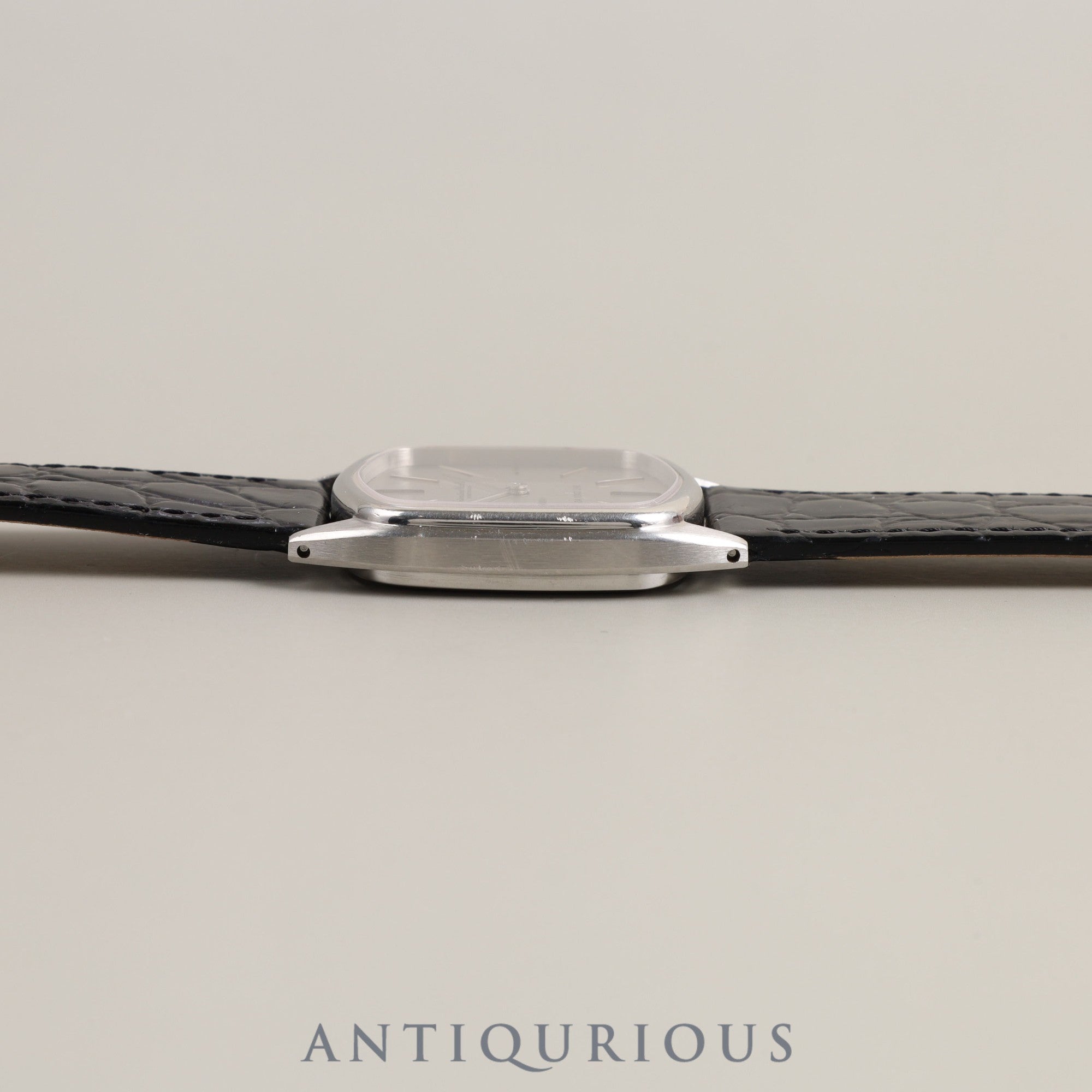 IWC Da Vinci Line 2576 Manual Winding Cal.423 SS Leather Silver Dial Overhauled IWC