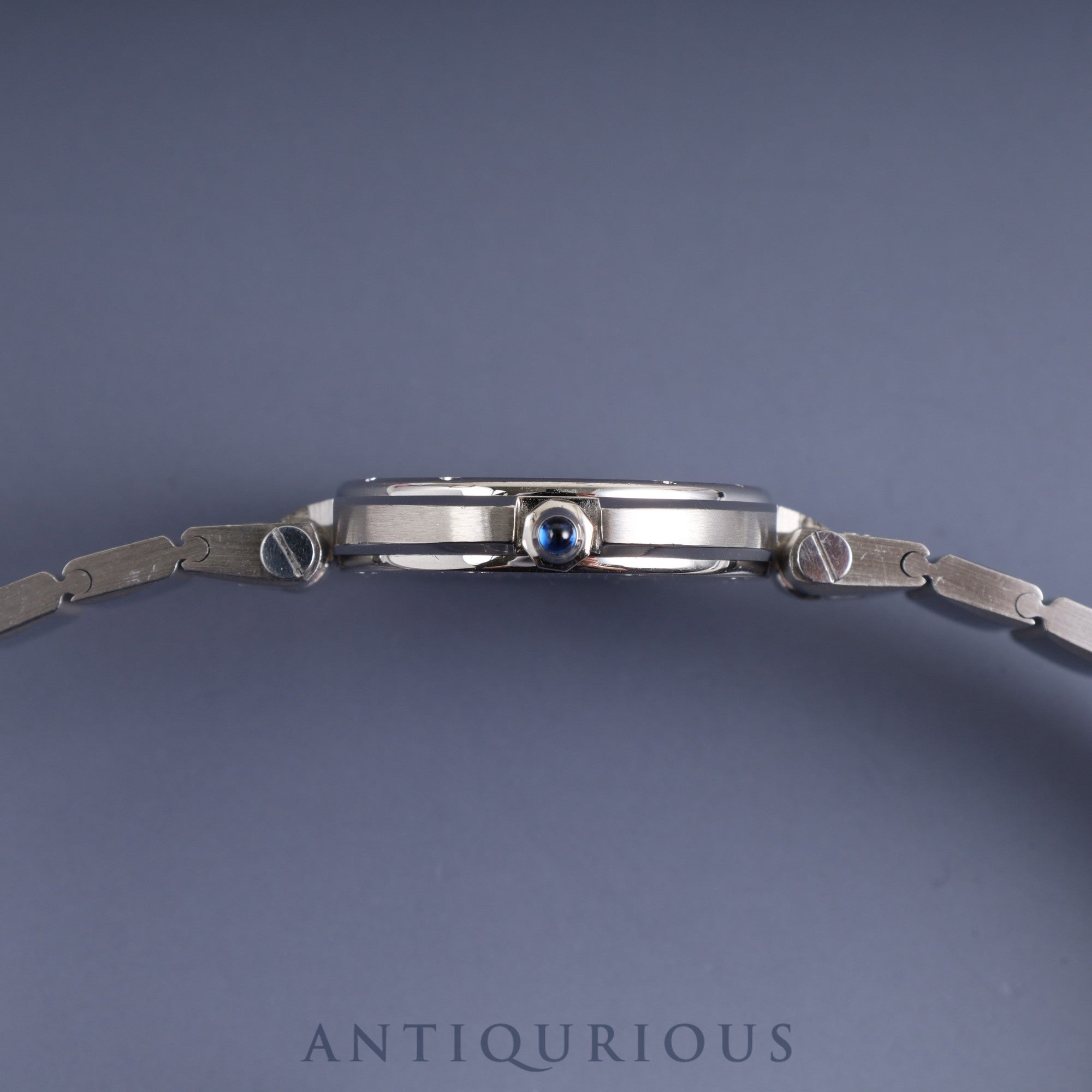 Cartier Santos Vendome SM 8192 Quartz SS SS Ghost (Gray) Dial Complete service (full maintenance) completed at Cartier boutique