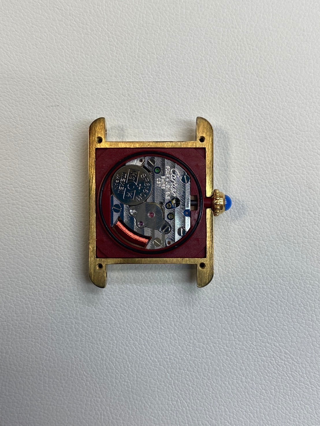 カルティエ マストタンク SM 5057001 クォーツ Cal.057 SV925 純正革ベルト 純正Dバックル ブラック飛びローマン文字盤 保証書(1993年 ) オーバーホール済み