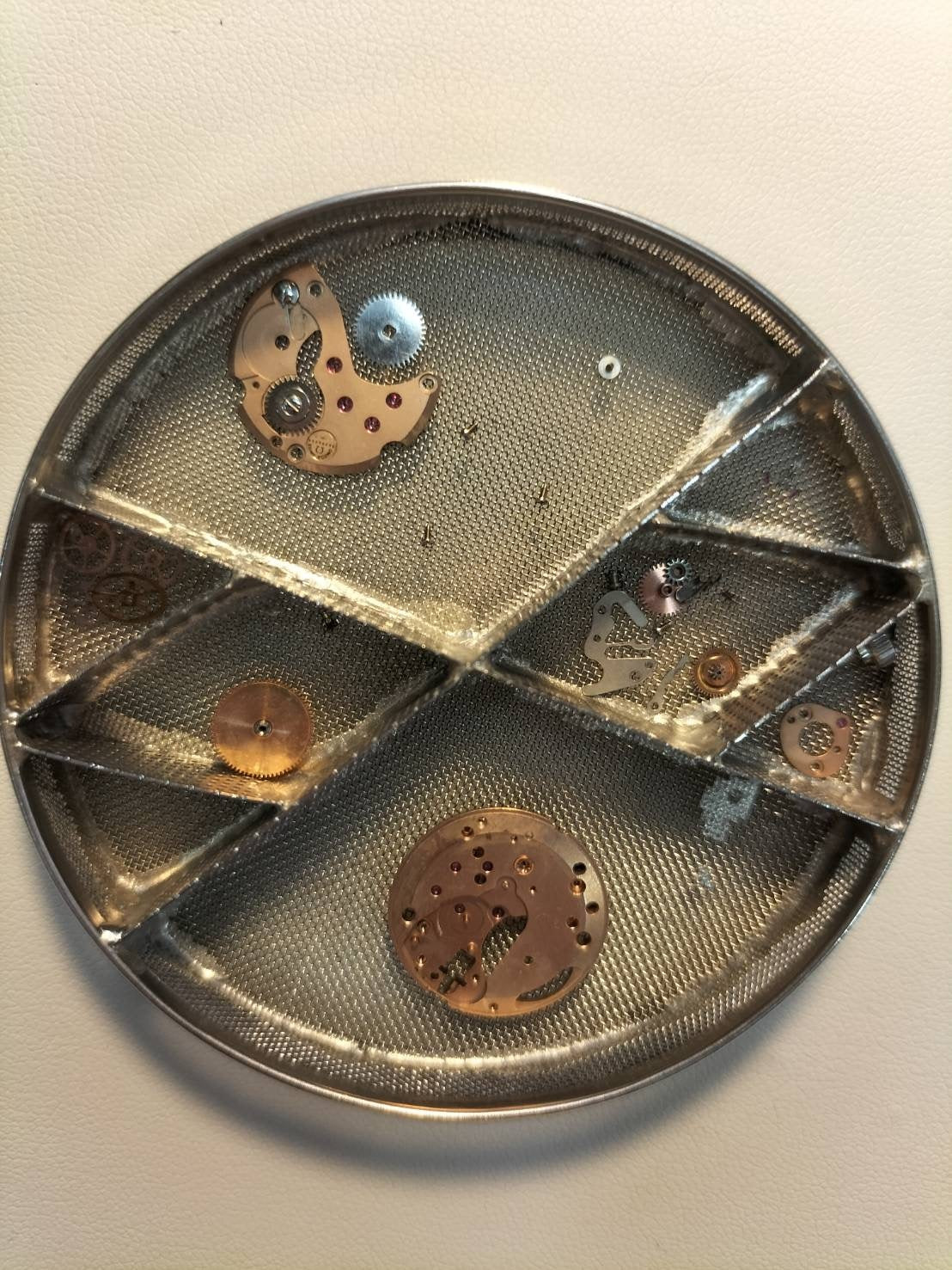 Omega De Ville 5110379 Manual winding SS Leather Genuine buckle (SS) Navy dial Overhauled