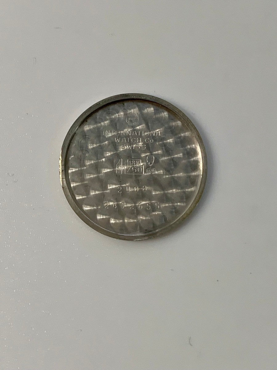 IWC ポートフィノ IW200807 手巻き 750 革 純正尾錠 (SS)ホワイト文字盤 オーバーホール済み アイダブリュシー