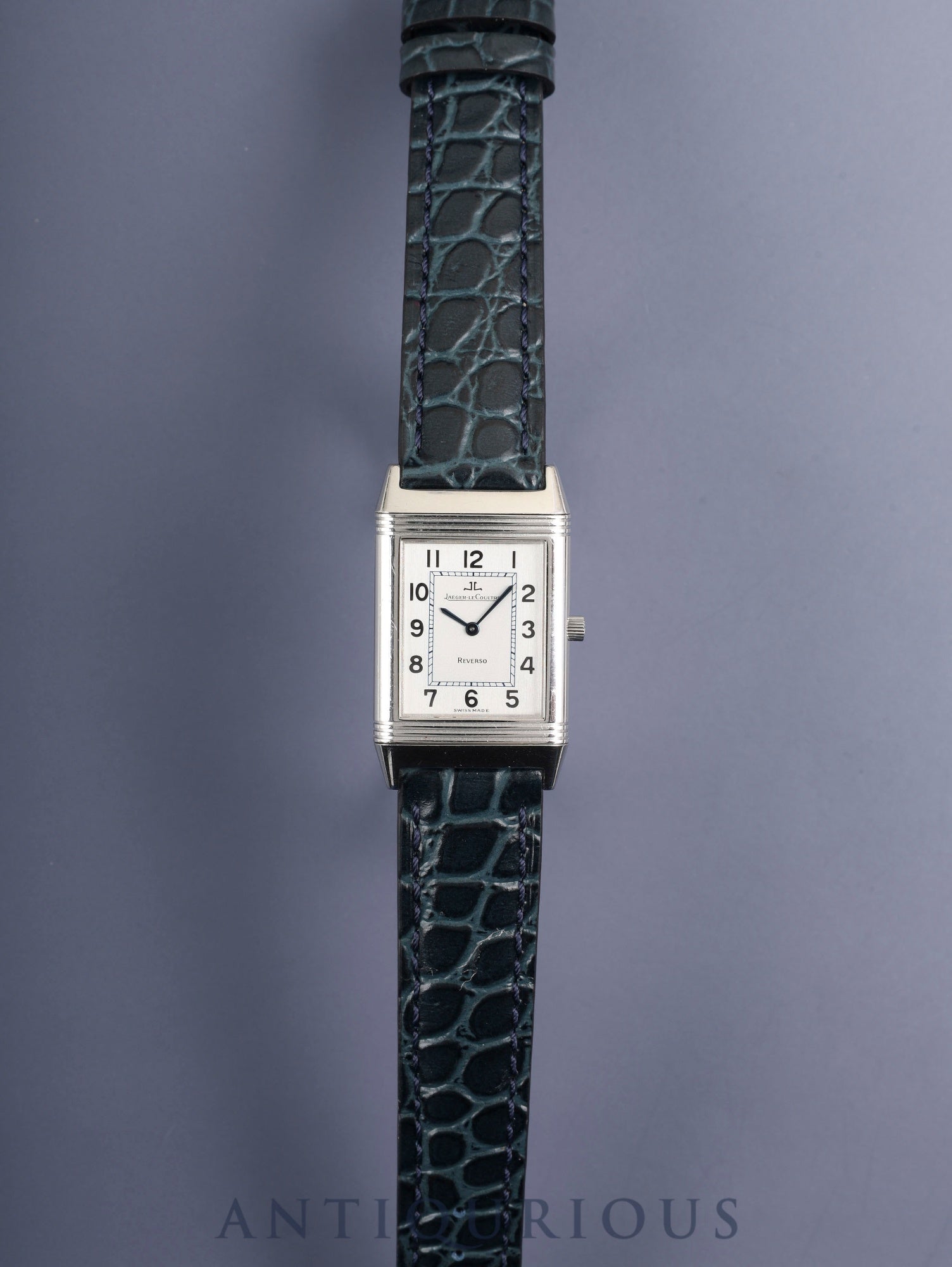 Jaeger-LeCoultre Reverso Classic 250.8.86 Manual Winding Cal.846/1 Leather Genuine Buckle (SS) Silver Arabic Dial (Case Back Engraved) Box, Case, Booklet, Warranty Card (1995) Overhauled