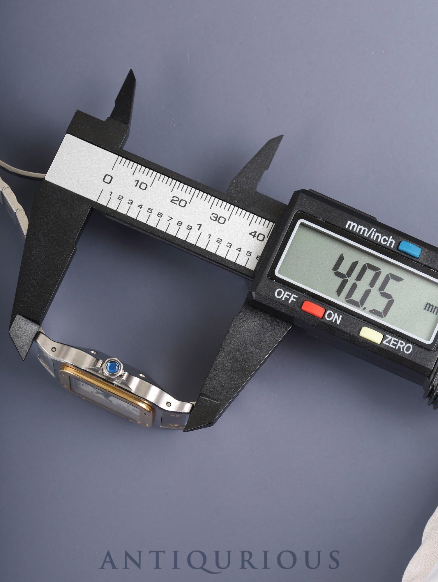 カルティエ サントス カレ LM 81036283 / 1172961 自動巻き Cal.ETA2671 SS/YG SS/YG アイボリーローマン文字盤(SWISS表記)オーバーホール済み