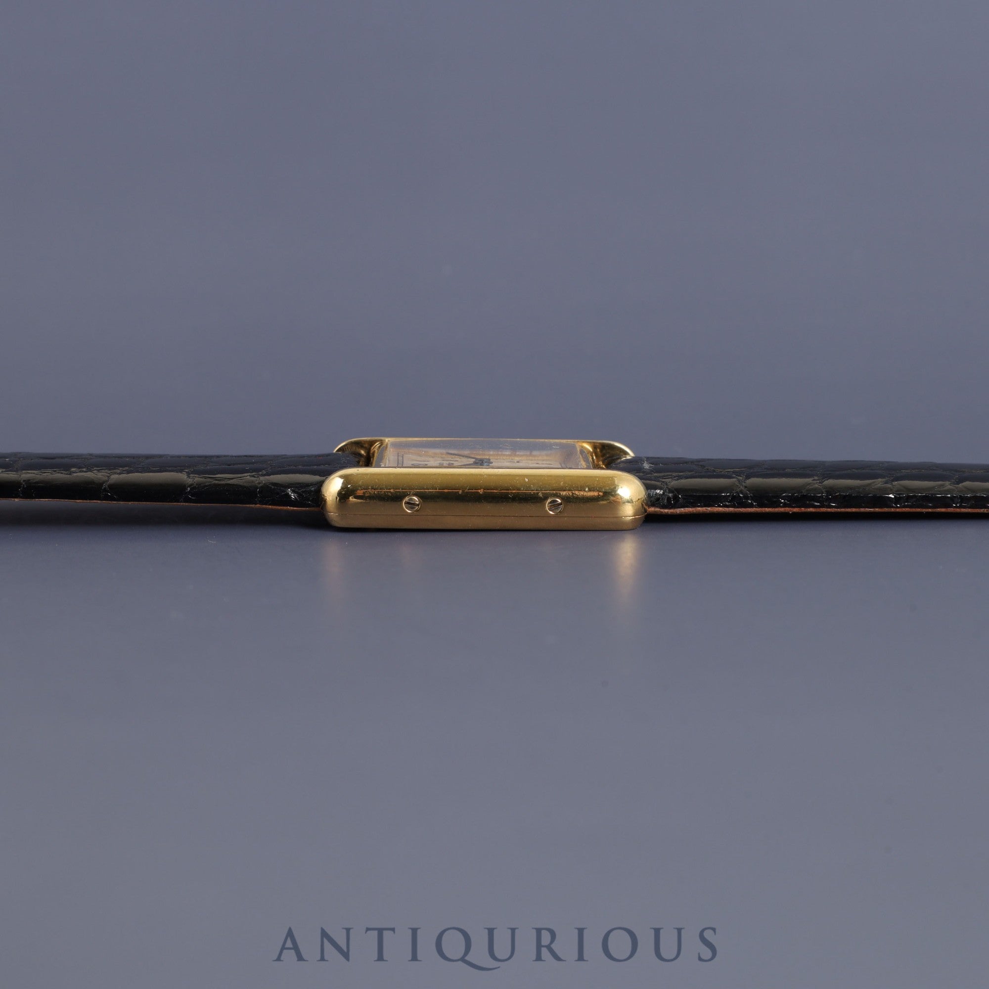 カルティエ マストタンク SM 5057001 クォーツ SV925 革 純正尾錠(GP) アラビア文字盤 カルティエブティックにてコンプリートサービス(フルメンテナンス)済み 新品仕上げ済み