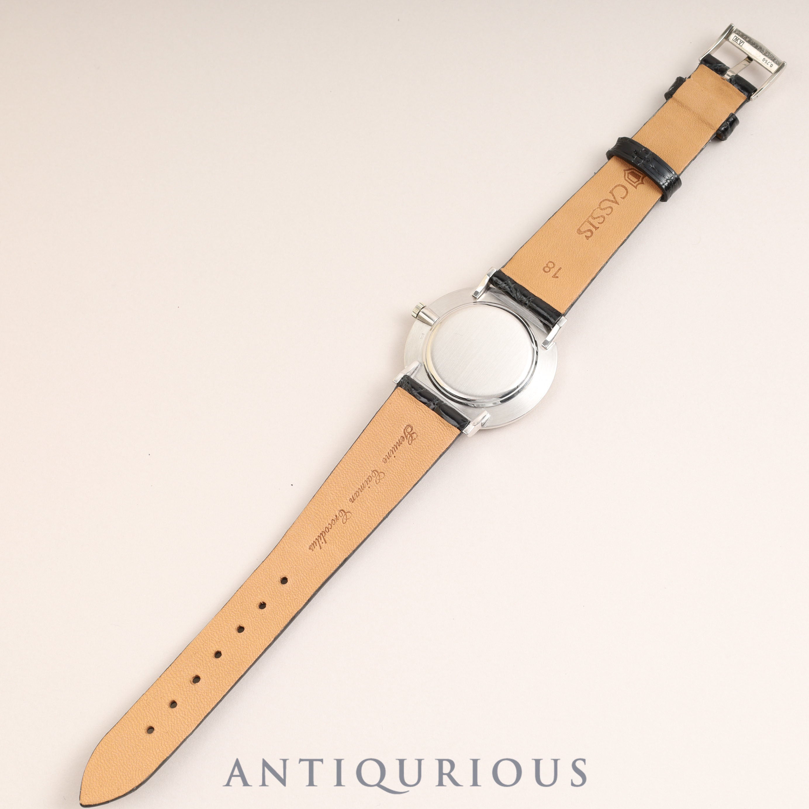 Vacheron Constantin Small Second 6319 Manual Winding Cal.K1001/1 WG Leather Silver Dial