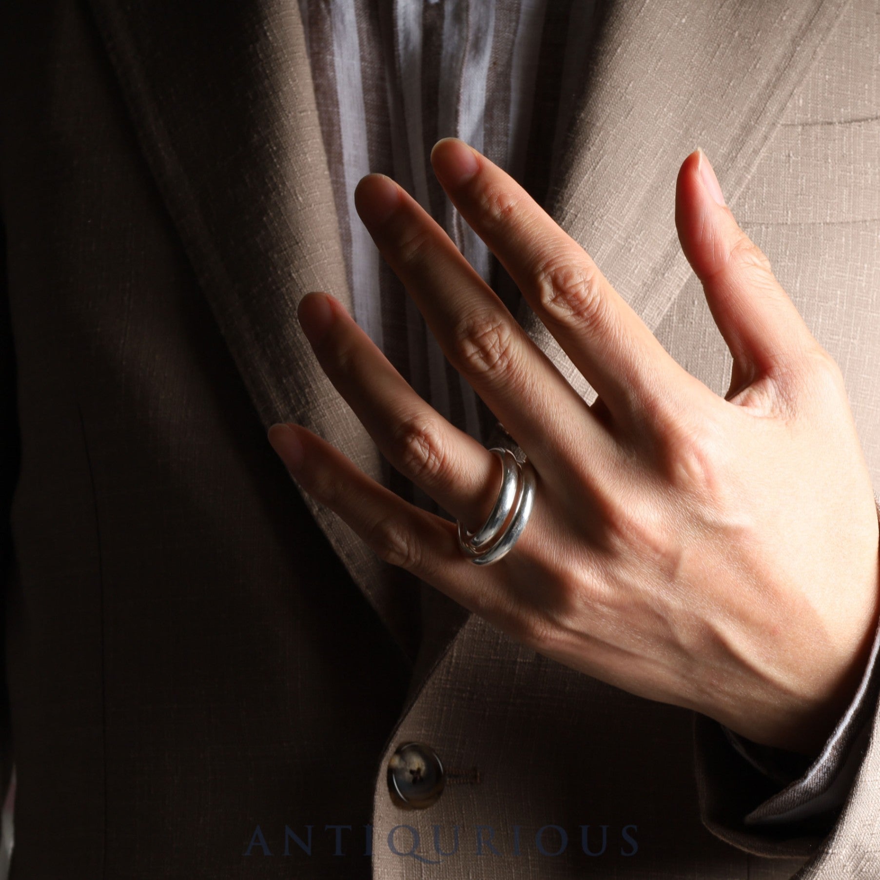 エルメス リング ヴェルティージュ スターリングシルバー #57 箱