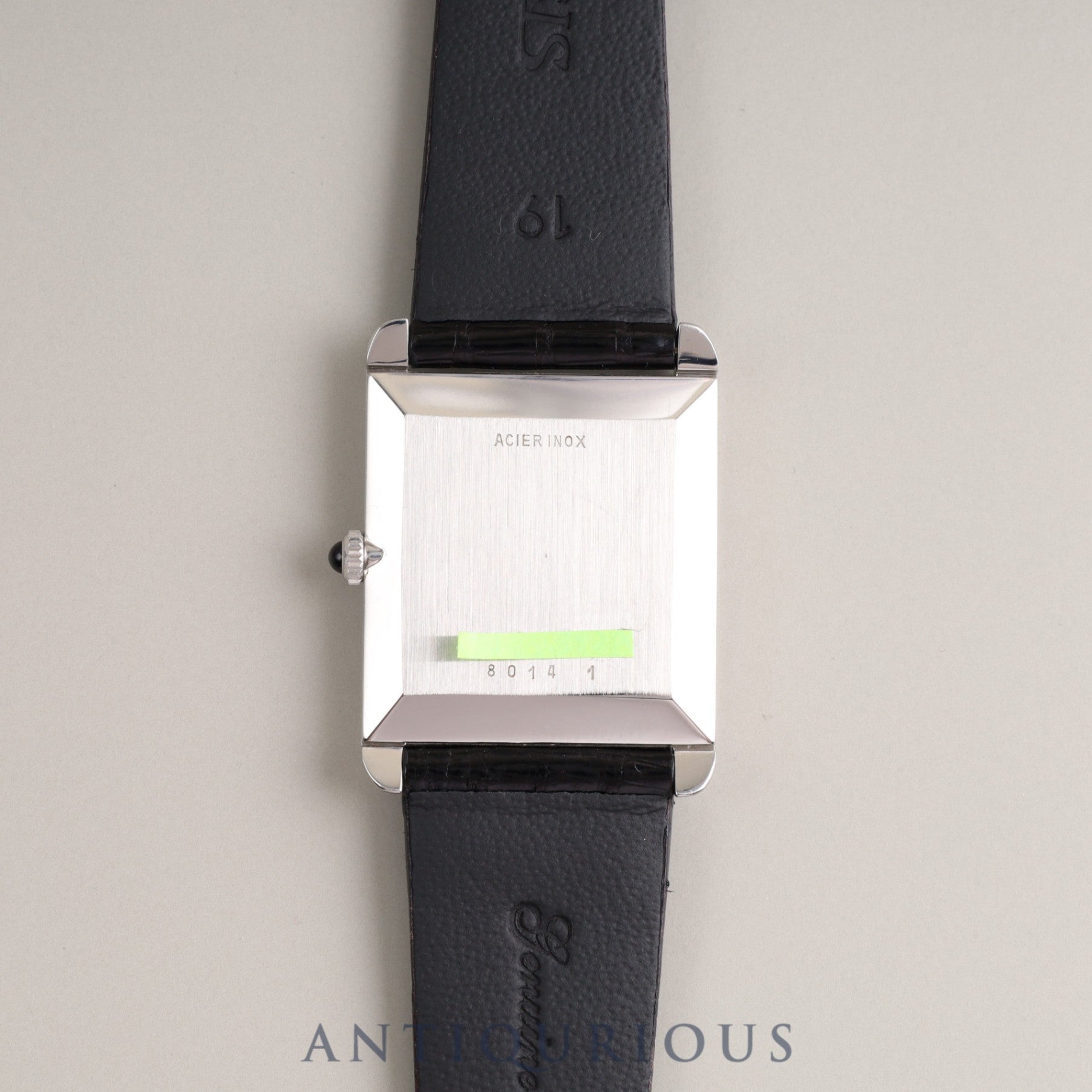 Chopard Rectangular 8014 1 Manual winding Cal.895 SS Genuine buckle (SS) White dial