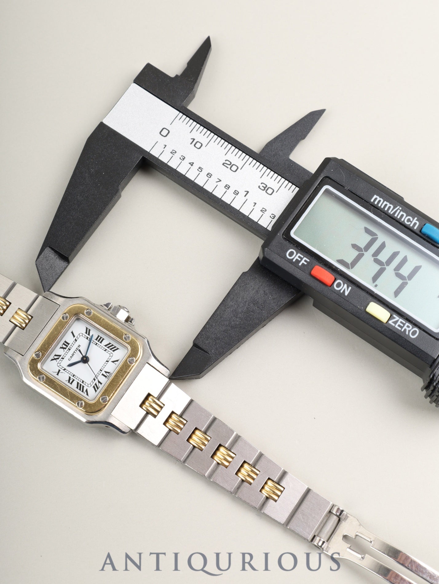 カルティエ サントス カレ SM 0902 自動巻き Cal.ETA2670 SS/YG SS/YG ホワイトローマン文字盤(SWISS表記) オーバーホール済み