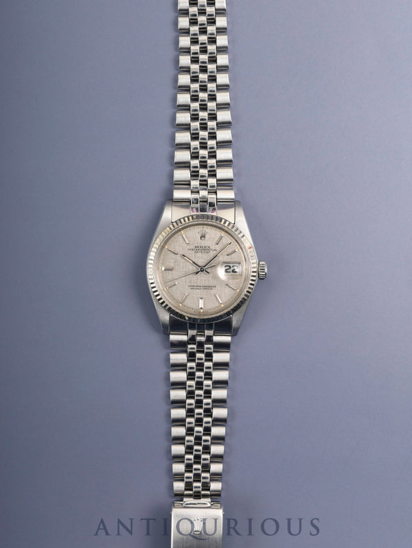 ロレックス デイトジャスト 1601 自動巻き Cal.1570 SS/WG SS シグマダイアル グレー文字盤 34番(1972年)オーバーホール済み