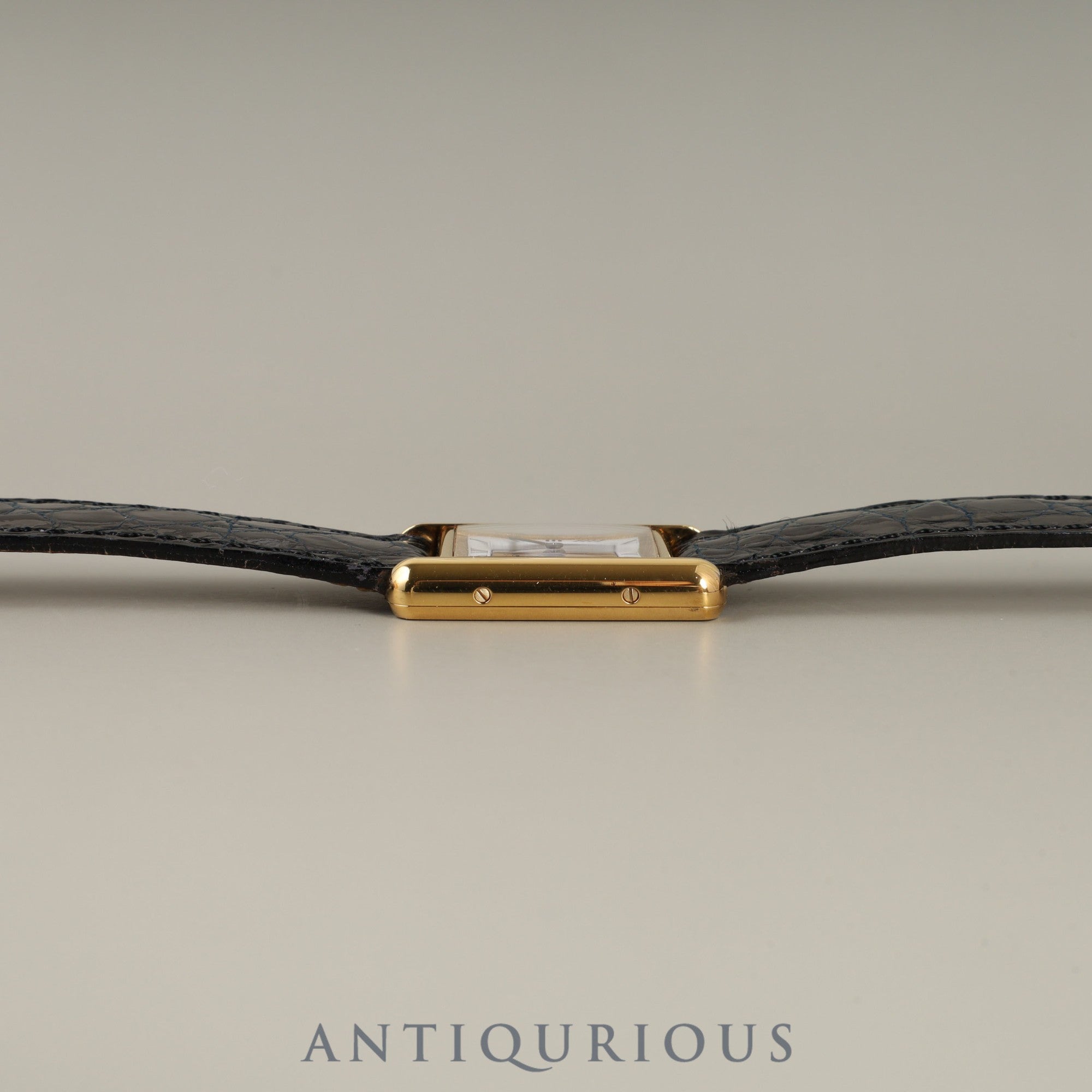 カルティエ マストタンク SM 5057001 クォーツ Cal.057 SV925 純正革ベルト 純正尾錠(GP)フロントトリニティ文字盤 オーバーホール済み