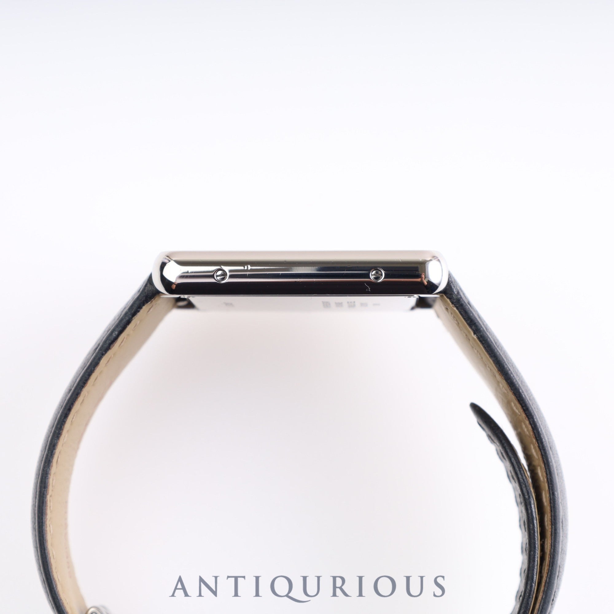 Cartier Tank Solo LM Quartz WSTA0028 / 3169 SS Leather Silver Dial Box Warranty (2019)