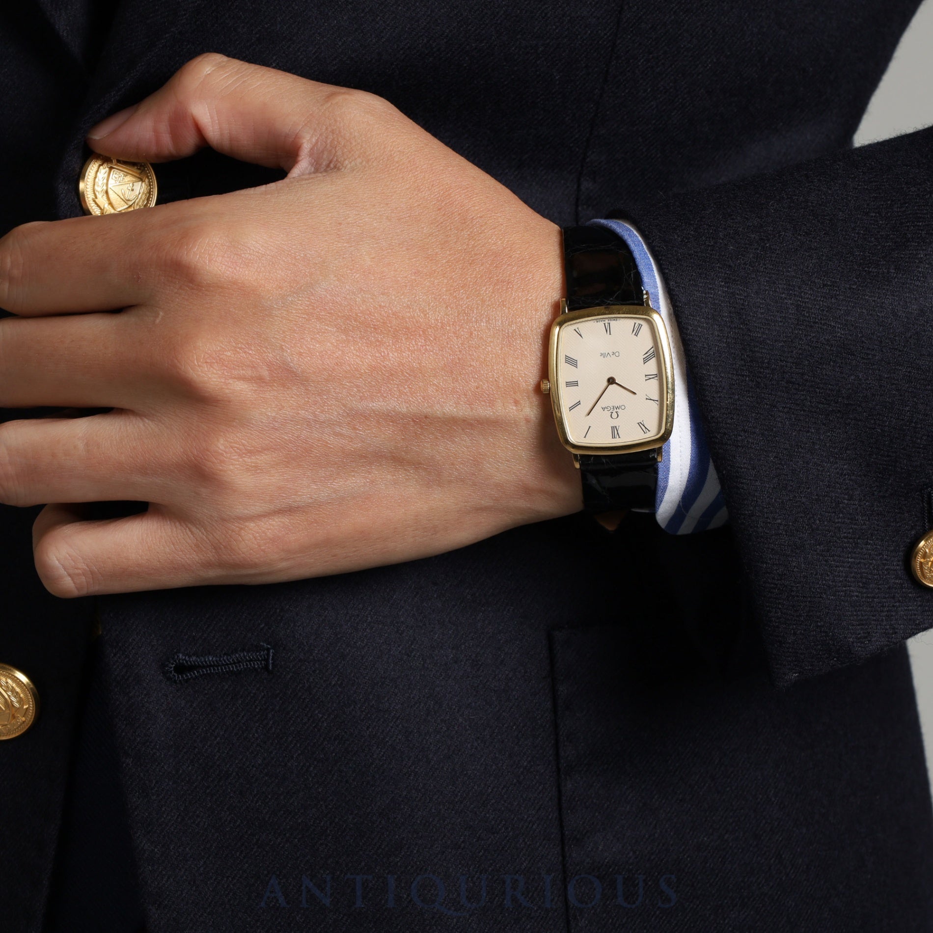 Omega De Ville 195.0076 Quartz Cal.1378 GP Champagne Dial Overhauled