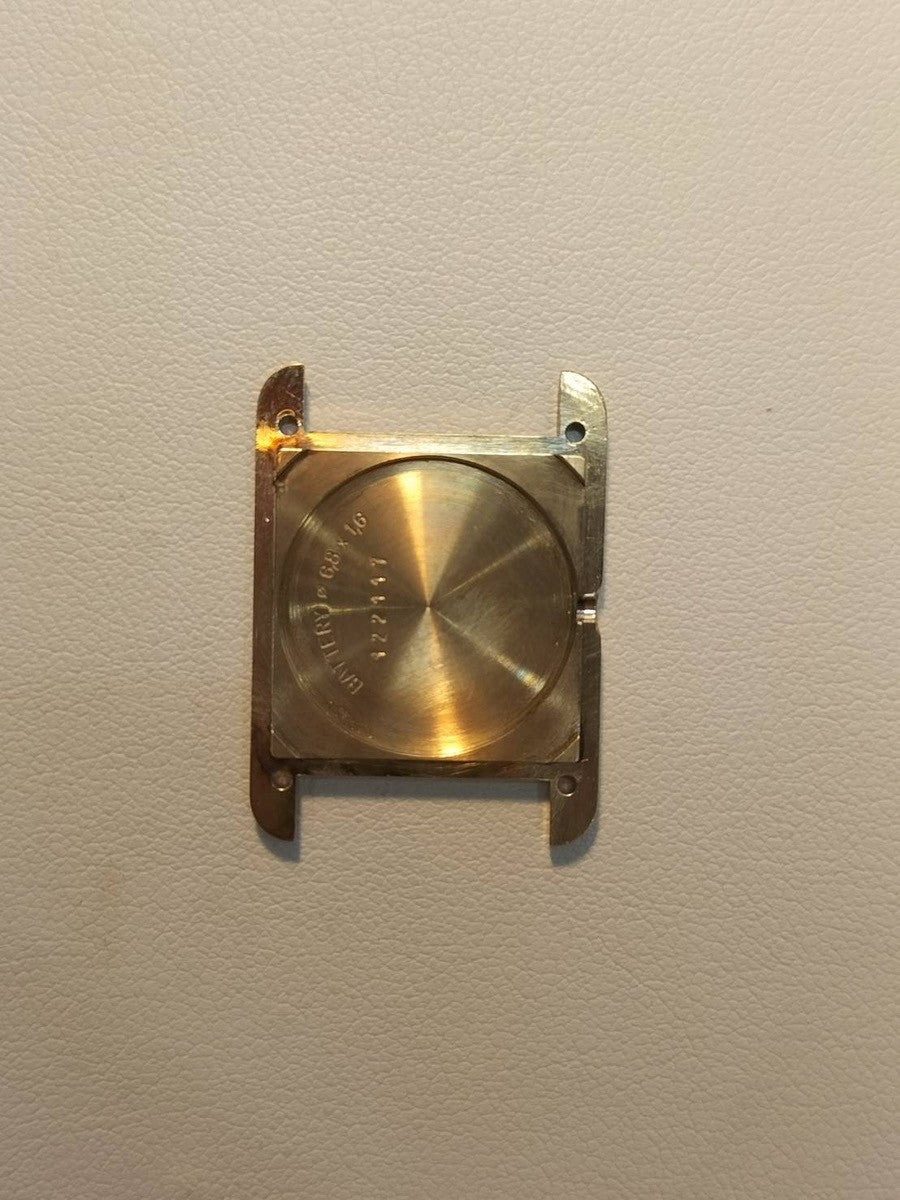 Cartier Must Tank SM W10030353/5057001 Quartz Caliber 057 SV925 Leather Straight Roman Dial with Genuine GP Buckle Box Overhauled