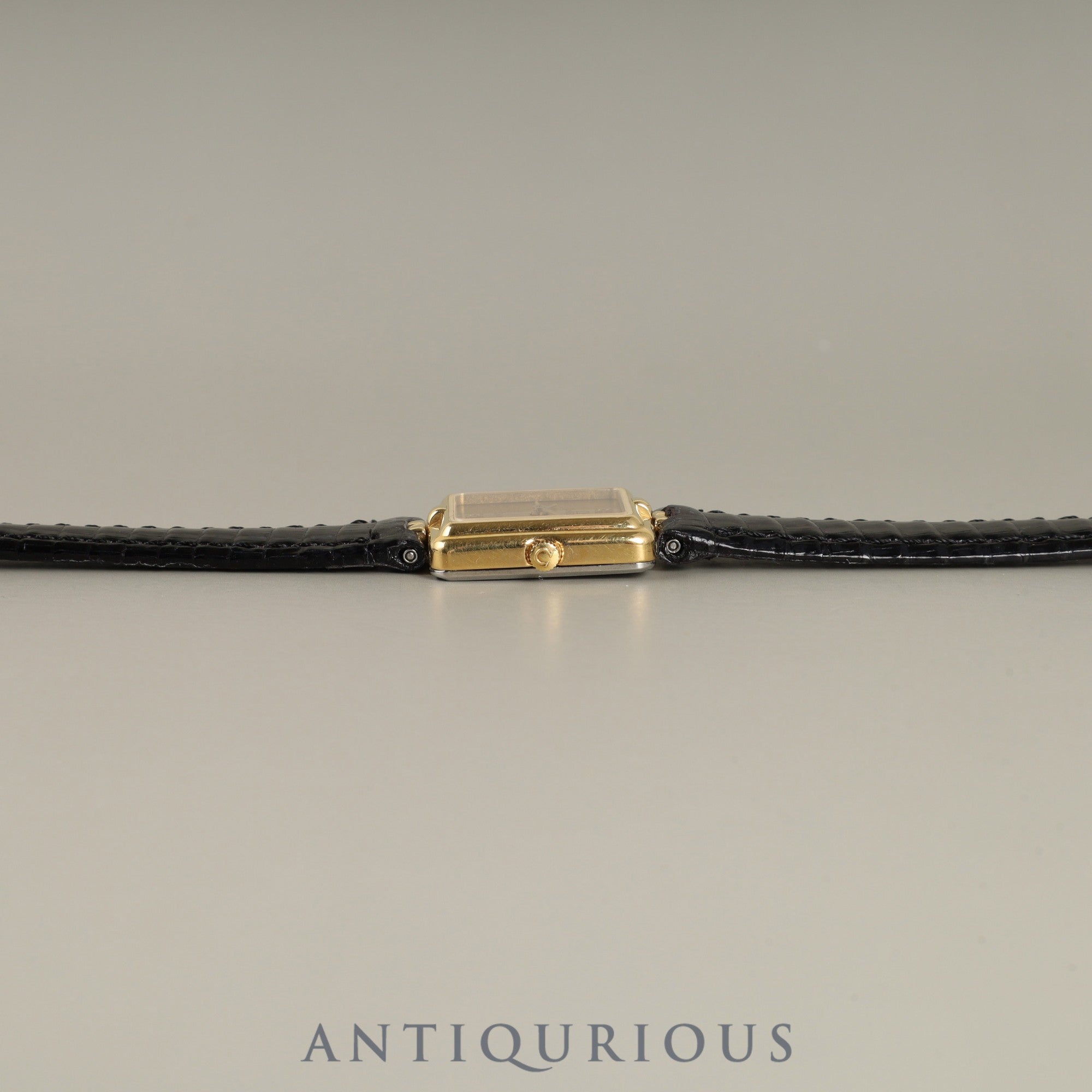 オメガ デ・ヴィル 595.0070 クォーツ Cal.- GP 革 純正尾錠(GP) シャンパン文字盤 純正ベルト オーバーホール済み