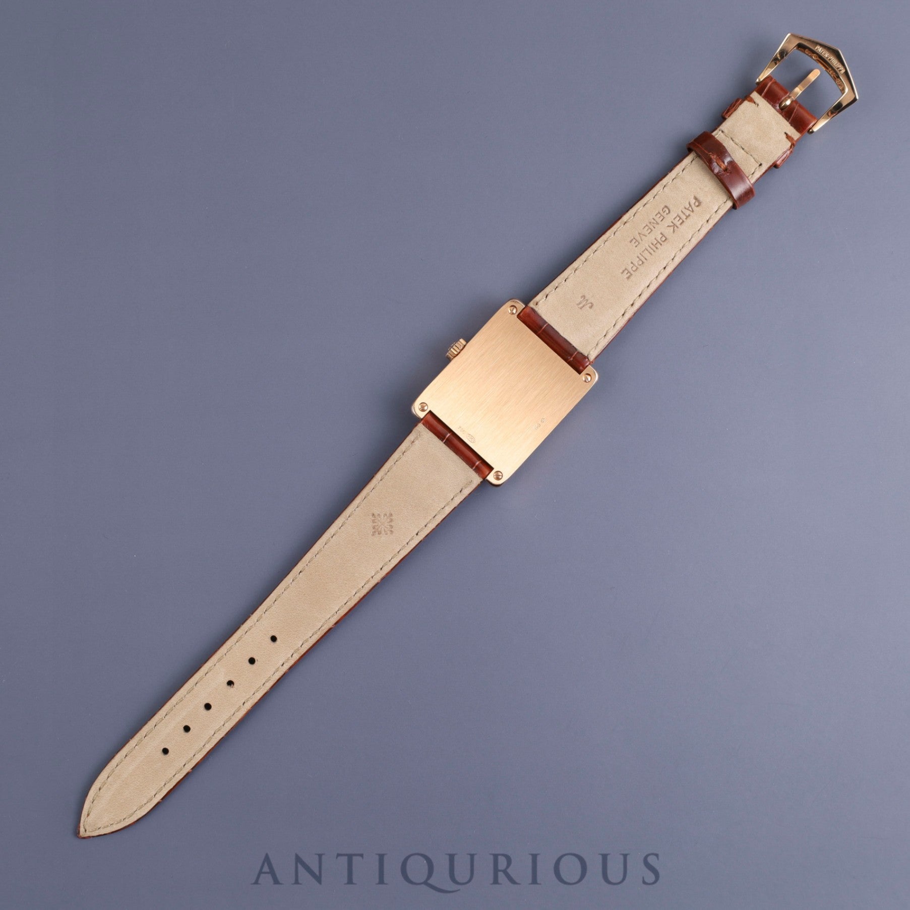 Patek Philippe Gondolo 5010R-001 Manual winding Cal.215 750 Genuine leather strap Genuine buckle (750) Silver dial Box Storage bag Overhauled