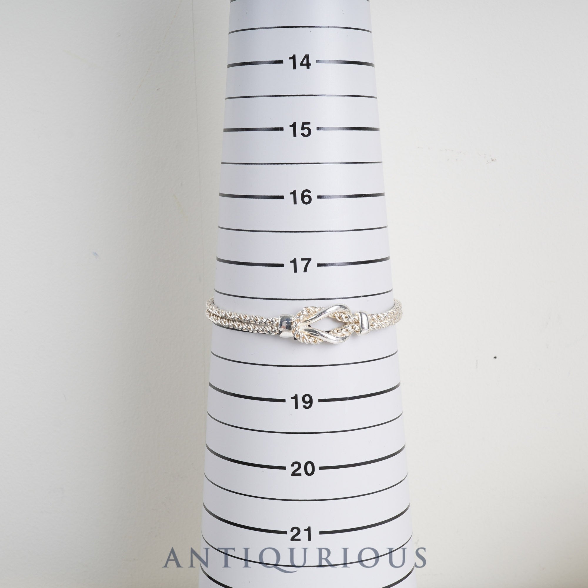 ティファニー ブレスレット センターノットダブルロープ SV925