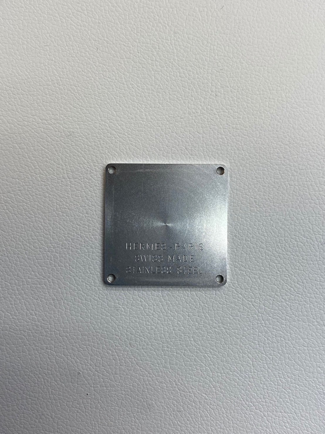 エルメス Hウォッチ HH1.210 クォーツ SS SS ブラックギョーシェ文字盤 オーバーホール済み