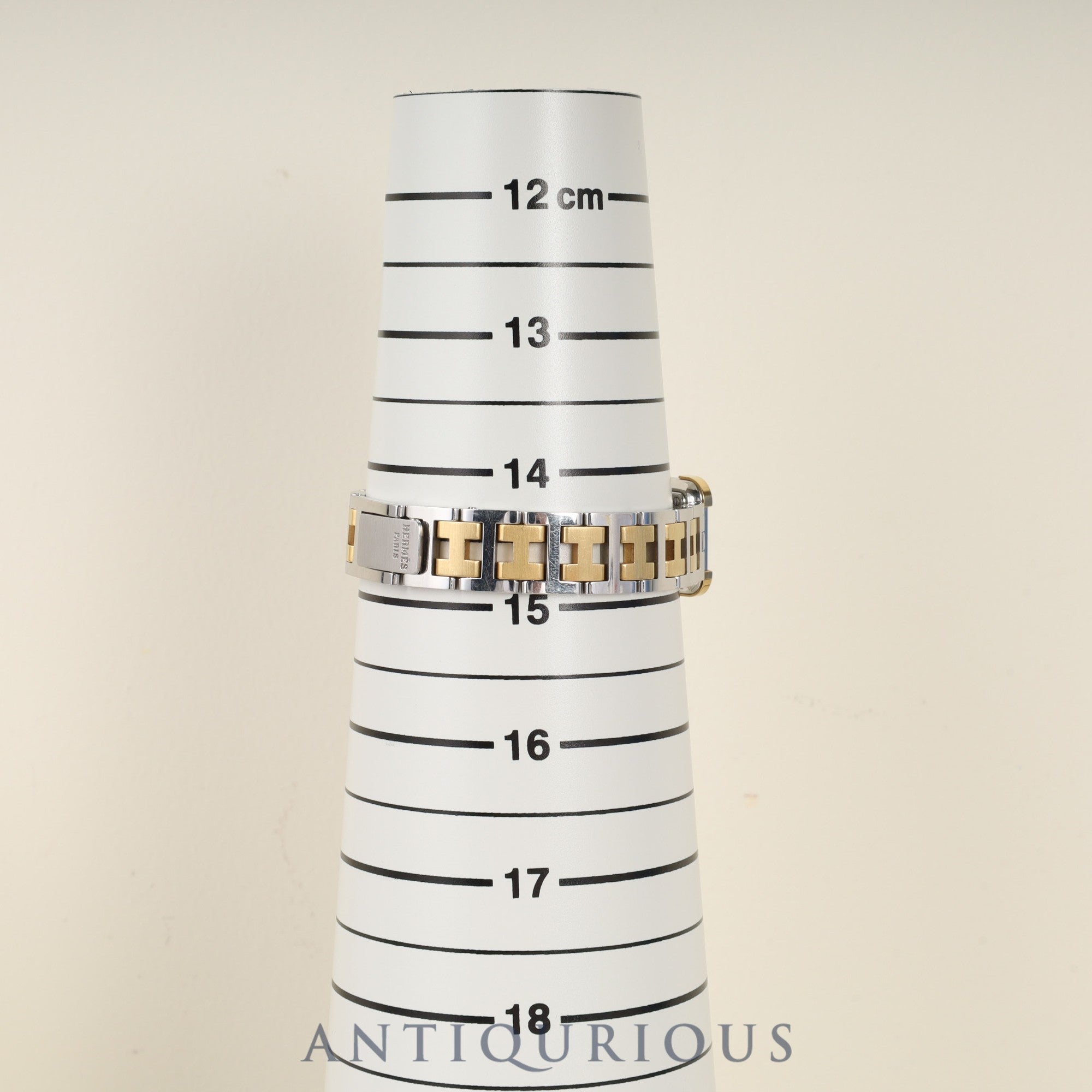 Hermès Cloajour CR1.240 Quartz Cal.976.001 SS/GP SS/GP White Dial Box Booklet Warranty (1996) Overhauled