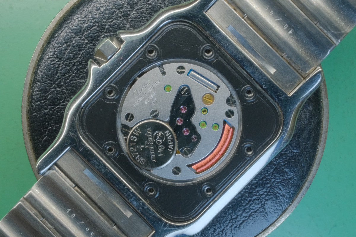 カルティエ サントス ガルベ LM W20030C4 / 1566 クォーツ Cal.87 SS/YG SS/YG グレー文字盤 オーバーホール済み