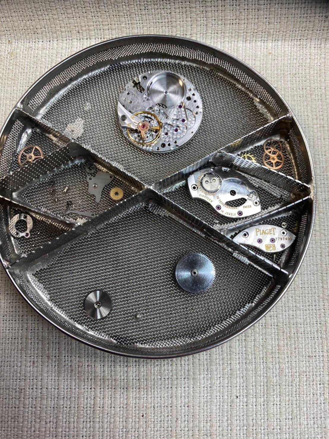 Piaget Tradition 90802D Manual winding Cal.9P2 YG Leather Genuine buckle (750) White dial Overhauled