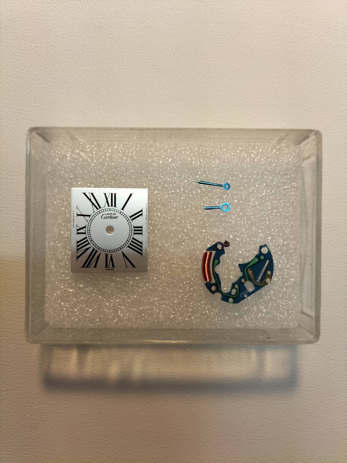 カルティエ マストタンク SM 5057001 クォーツ Cal.057 SV925 革 純正ピンバックル(GP)オパラン文字盤(SWISS表記)オーバーホール済み 新品仕上げ済み