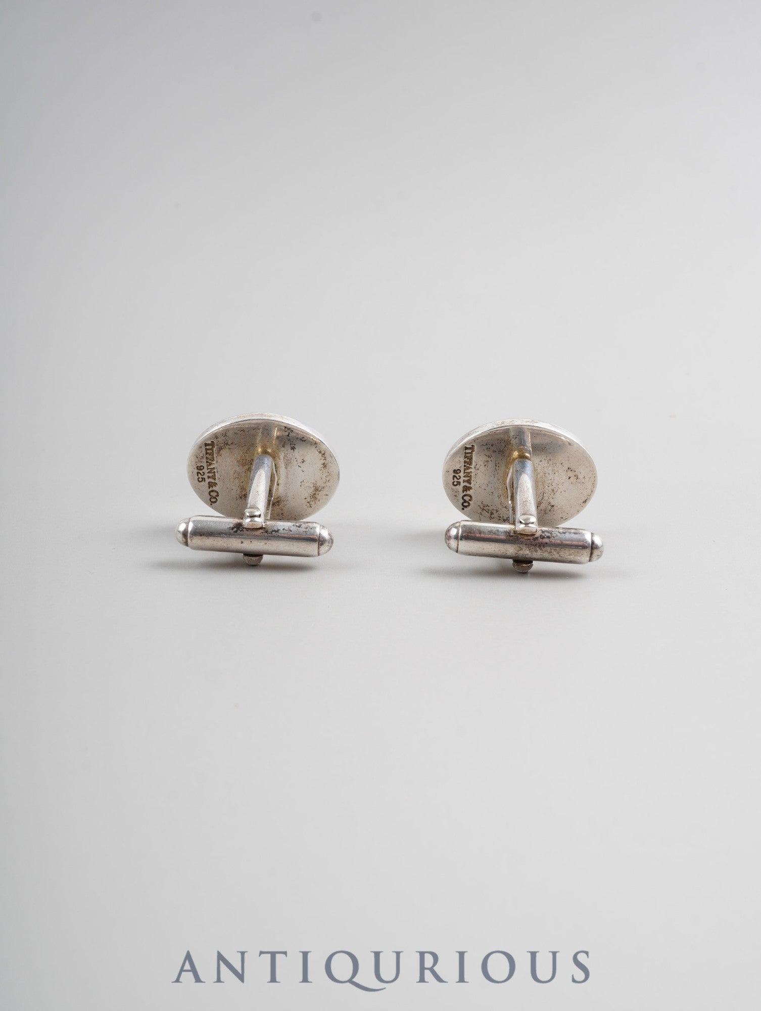 ティファニー カフリンクス オーバル スターリングシルバー