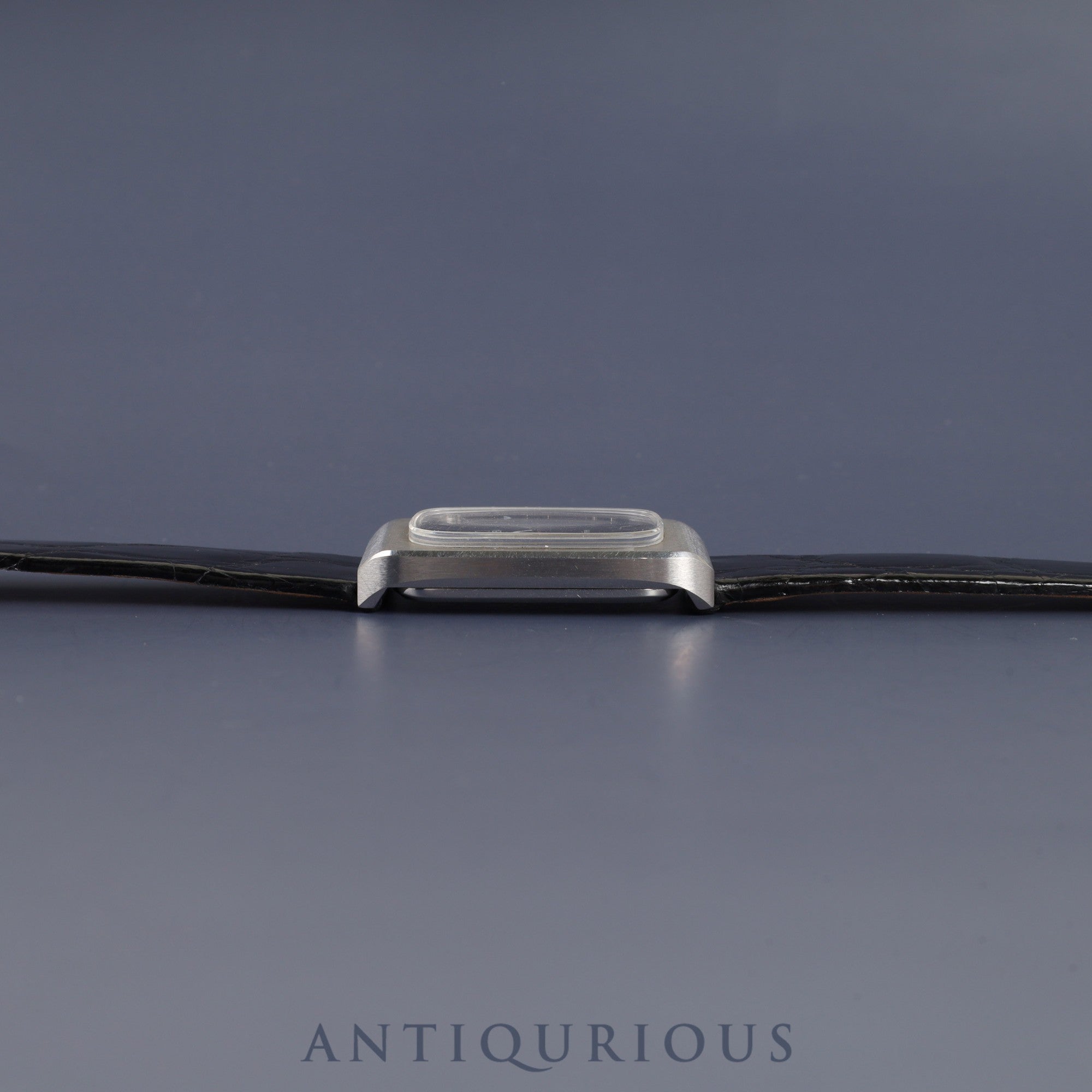 Omega Geneve 511.0469 Manual Winding Stainless Steel Leather Strap with Aftermarket Buckle (SS) Black Dial Overhauled