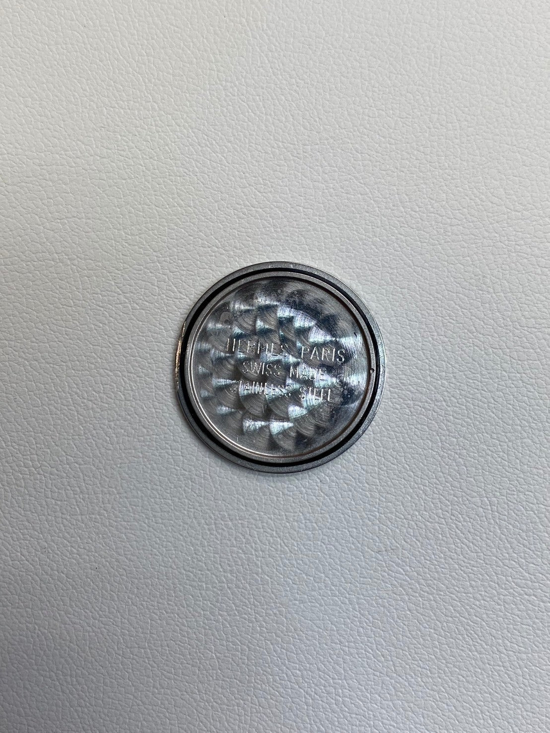 エルメス クリッパー CL4.210 クォーツ SS SS ピンク文字盤 23.8mm オーバーホール済み