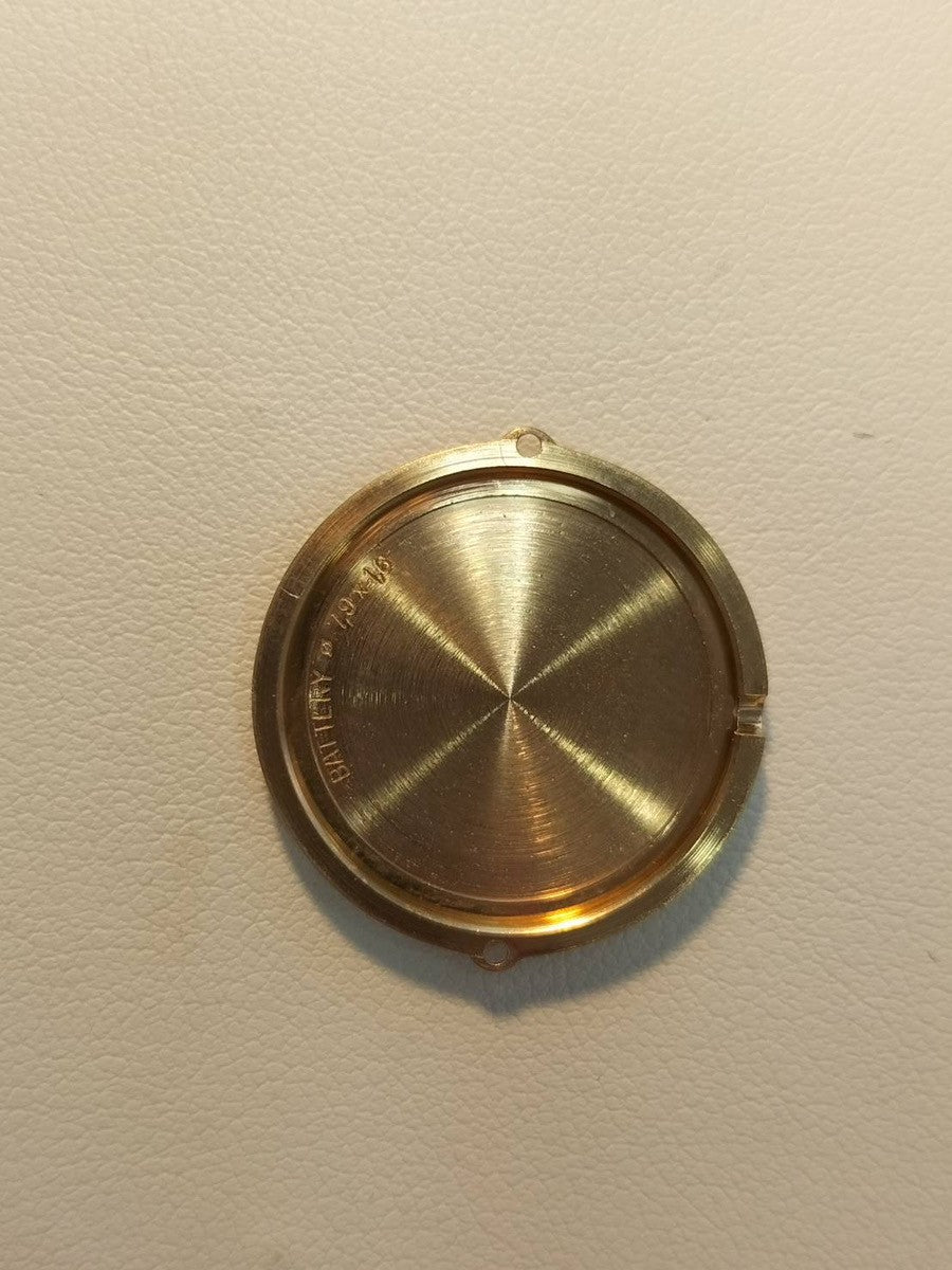 Cartier Must Vendôme VLC SM 590004 Quartz Caliber 90 SV925 Leather Watch with Genuine D-buckle (GP) Opalescent Dial Overhauled