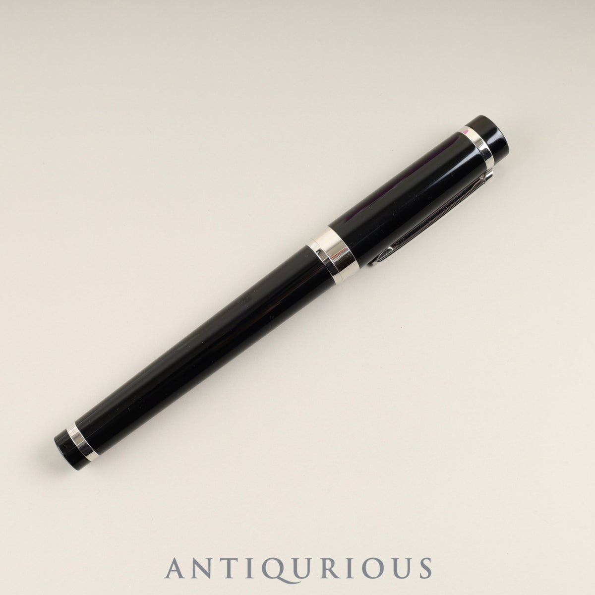 Cartier Pasha de Cartier ballpoint pen, metal/resin, cap type, box, warranty card (2007), replaced with an unused refill by Cartier