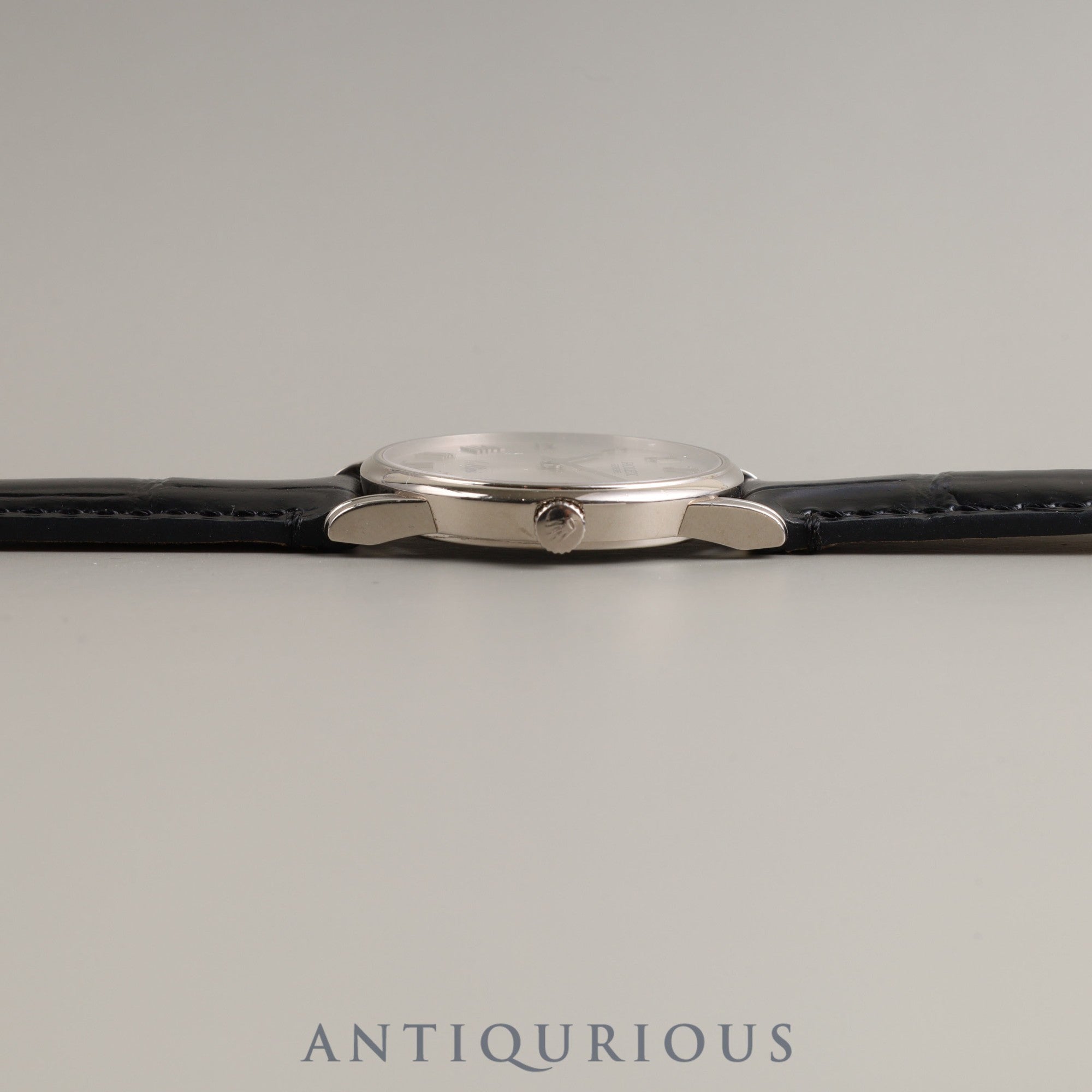 ロレックス チェリーニ 5116 手巻き Cal.1602 WG 革 純正尾錠(750)シルバー文字盤 M番(2007~2008年)