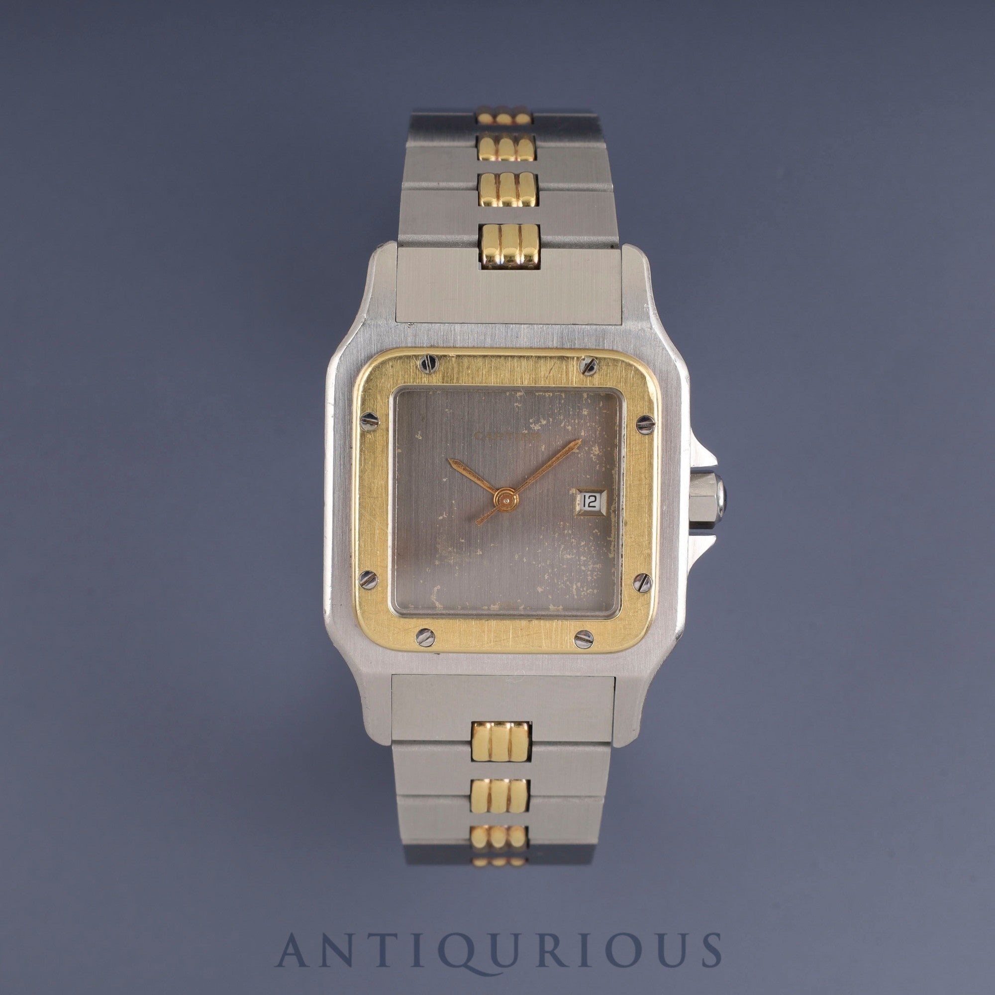 Cartier Santos Galbee LM 2961 Automatic Cal.2671 SS/YG SS/YG Ghost Gray Dial Overhauled