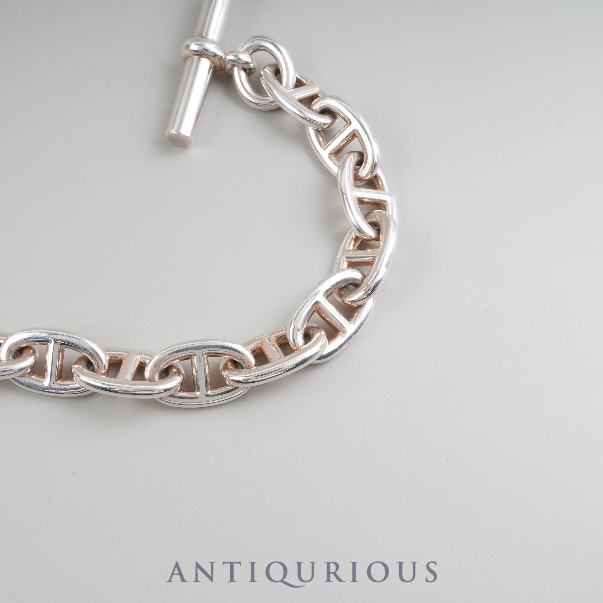 Hermes Bracelet Chaine d'Ancre TGM 13 links SV925 Box