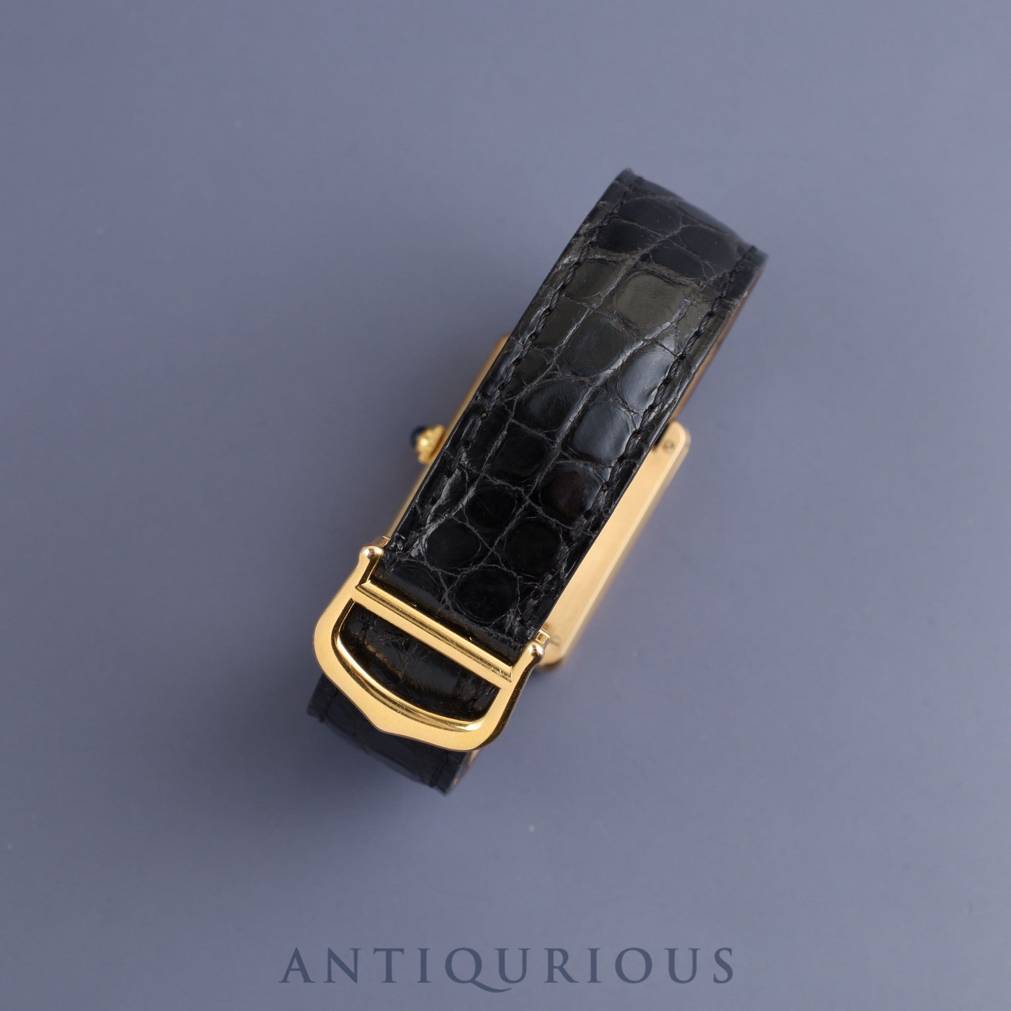 Cartier Must Tank LM 590005 Quartz Cal.069 SV925 Genuine leather strap Genuine D buckle Opalan dial Overhauled