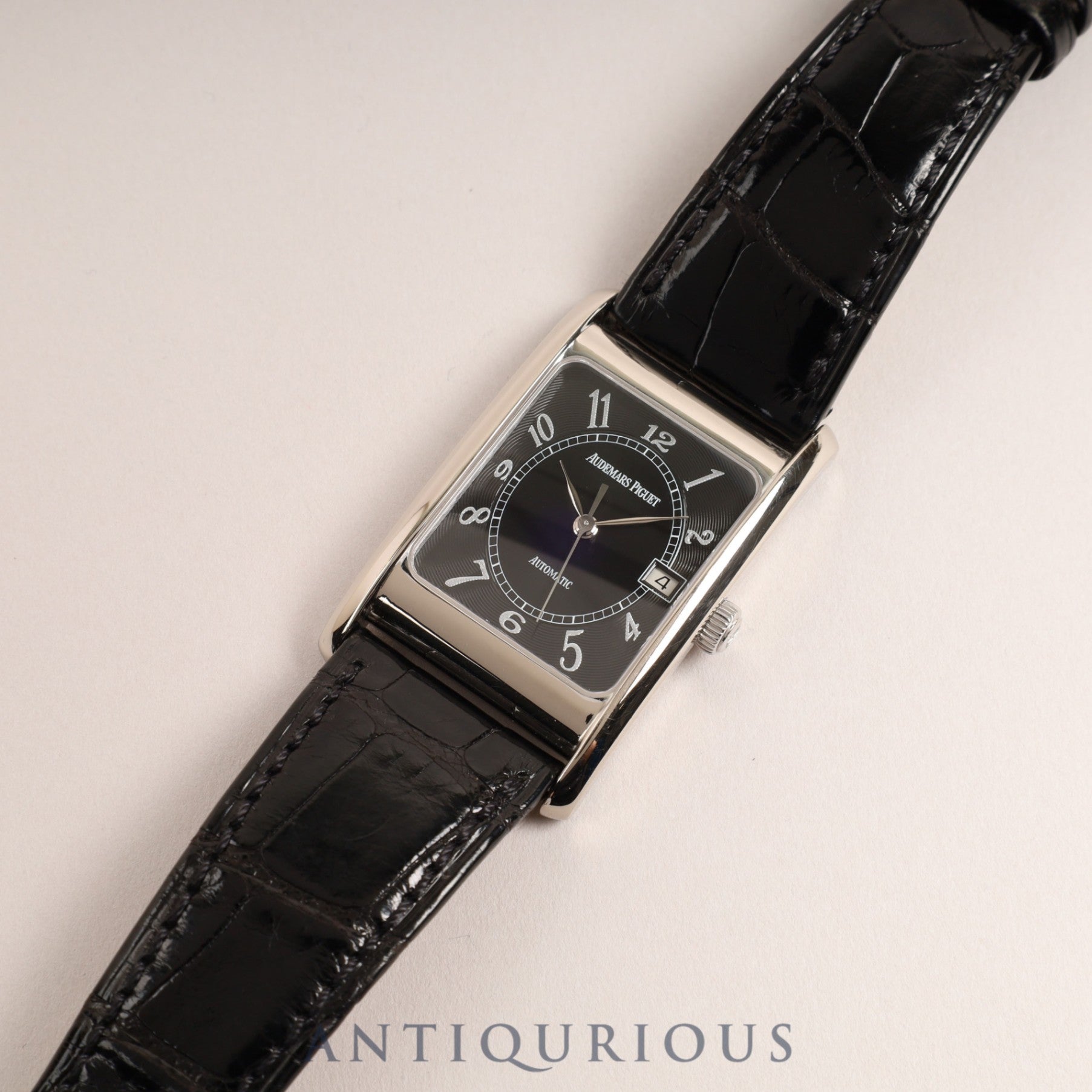 Audemars Piguet Edward Piguet 15015BC.OO.D001CR.01 Automatic Cal.2140 750 Leather Black Arabic Dial 1994-2000
