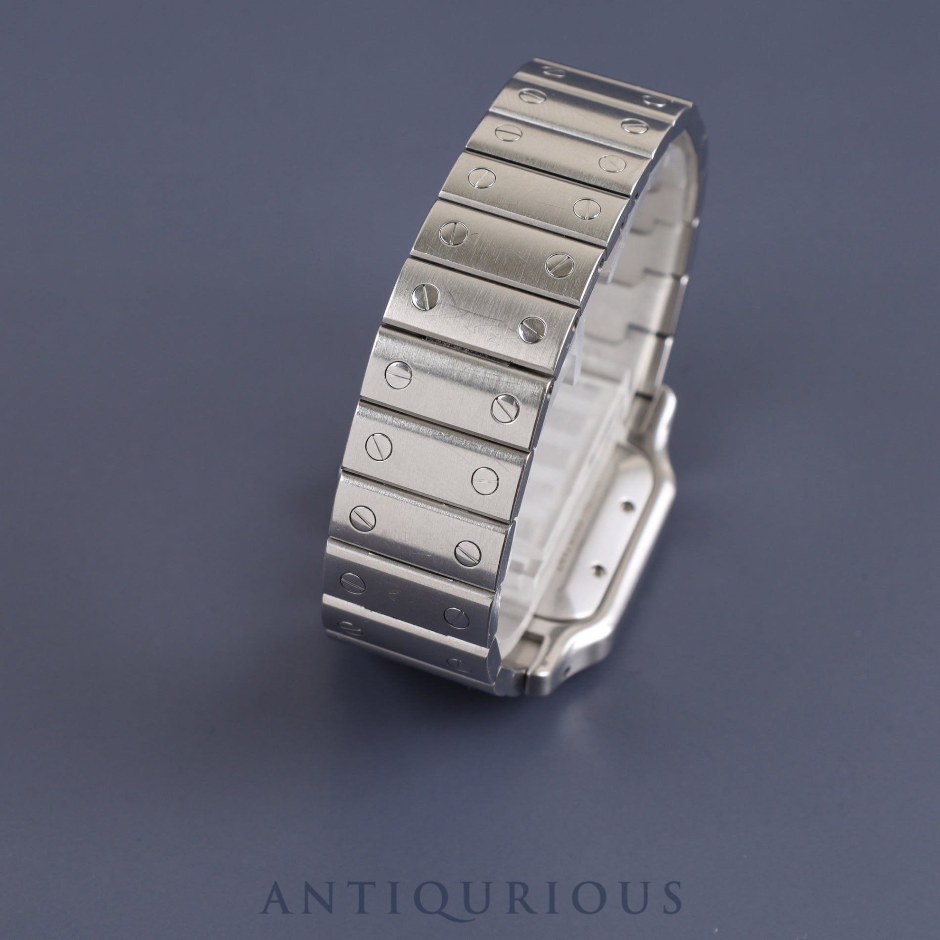 Cartier Santos Galbee LM 2319 Automatic Cal.381A SS SS Gray Roman Dial Overhauled