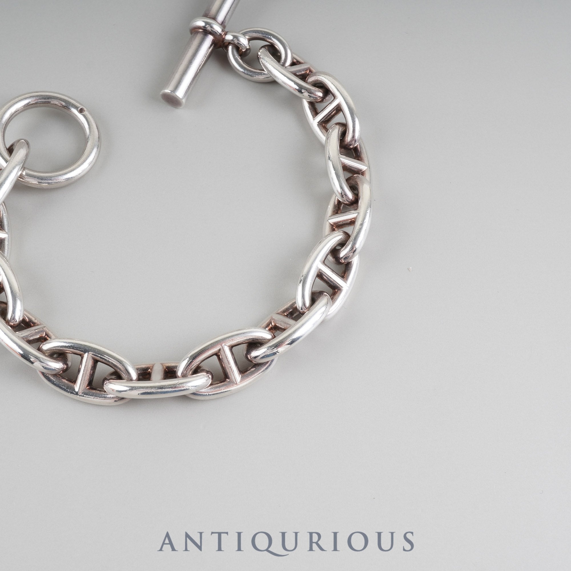 エルメス ブレスレット シェーヌダンクル GM SV925  13コマ 箱 21年刻