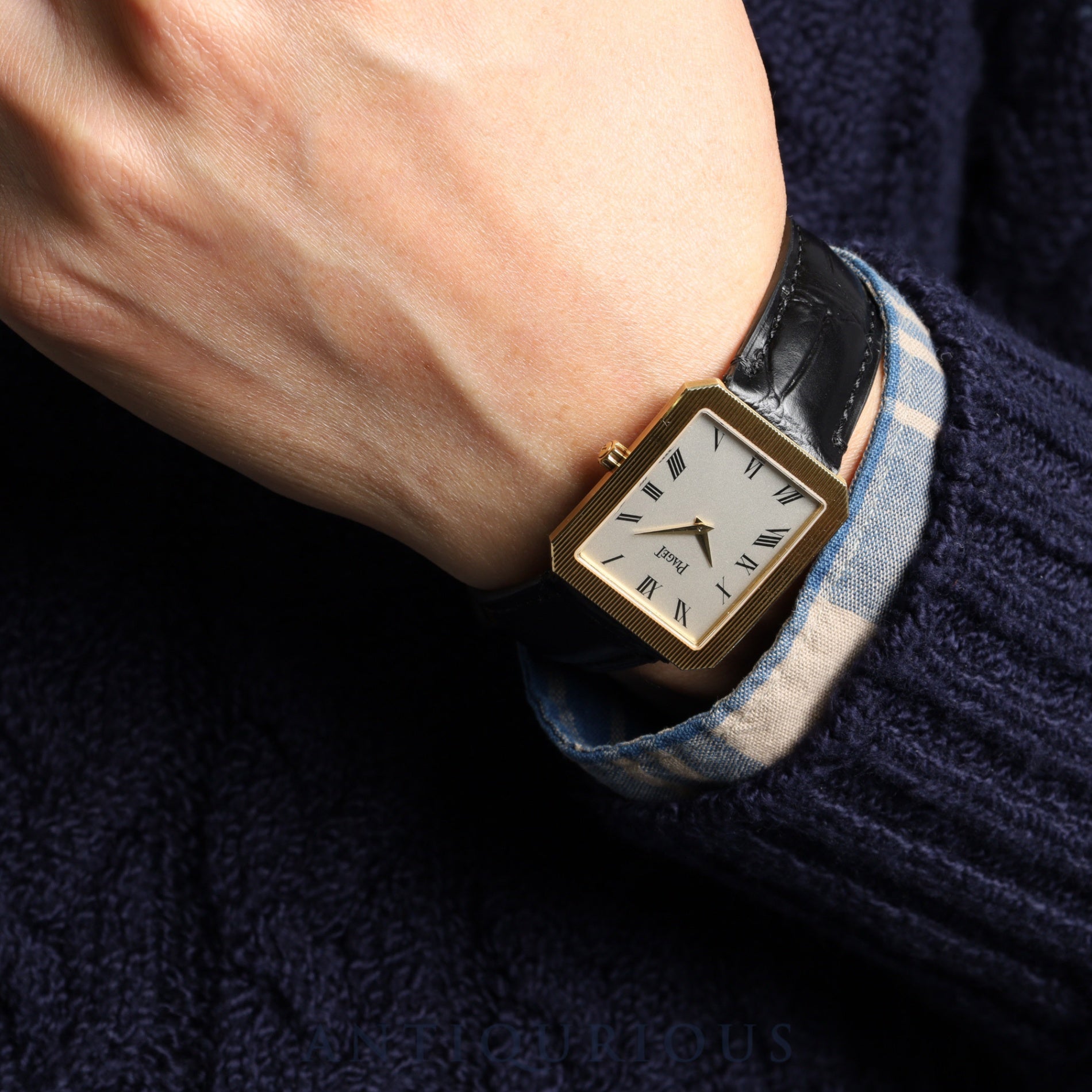 Piaget Protocol 90154 Manual winding Cal.9P2 YG Leather Genuine buckle (YG) Silver dial Warranty card (personal name included, 1994) Genuine replacement belt Overhauled