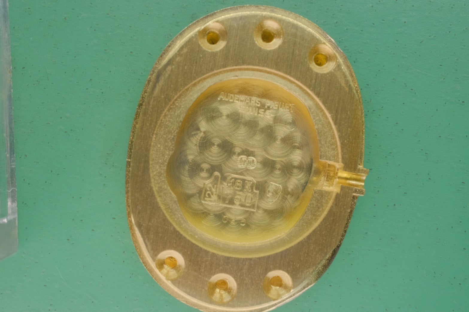 Audemars Piguet Oval Case Hand-wound Cal.2052 750 Leather Genuine Buckle (750) Black Dial Case Overhauled