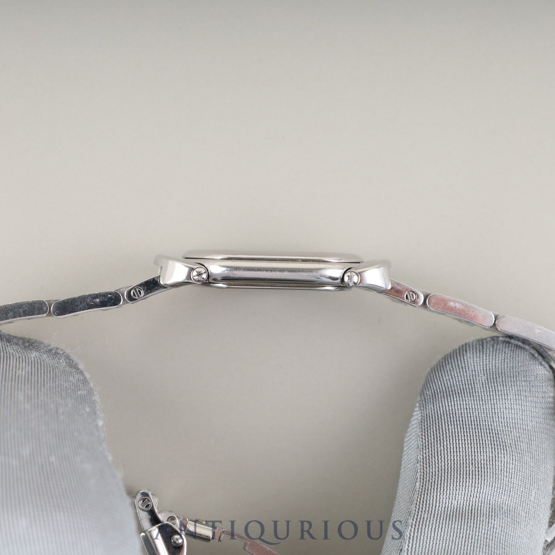 エルメス ラリー RA1.210 クォーツ Cal.976.001 SS SS グレー文字盤 オーバーホール済み