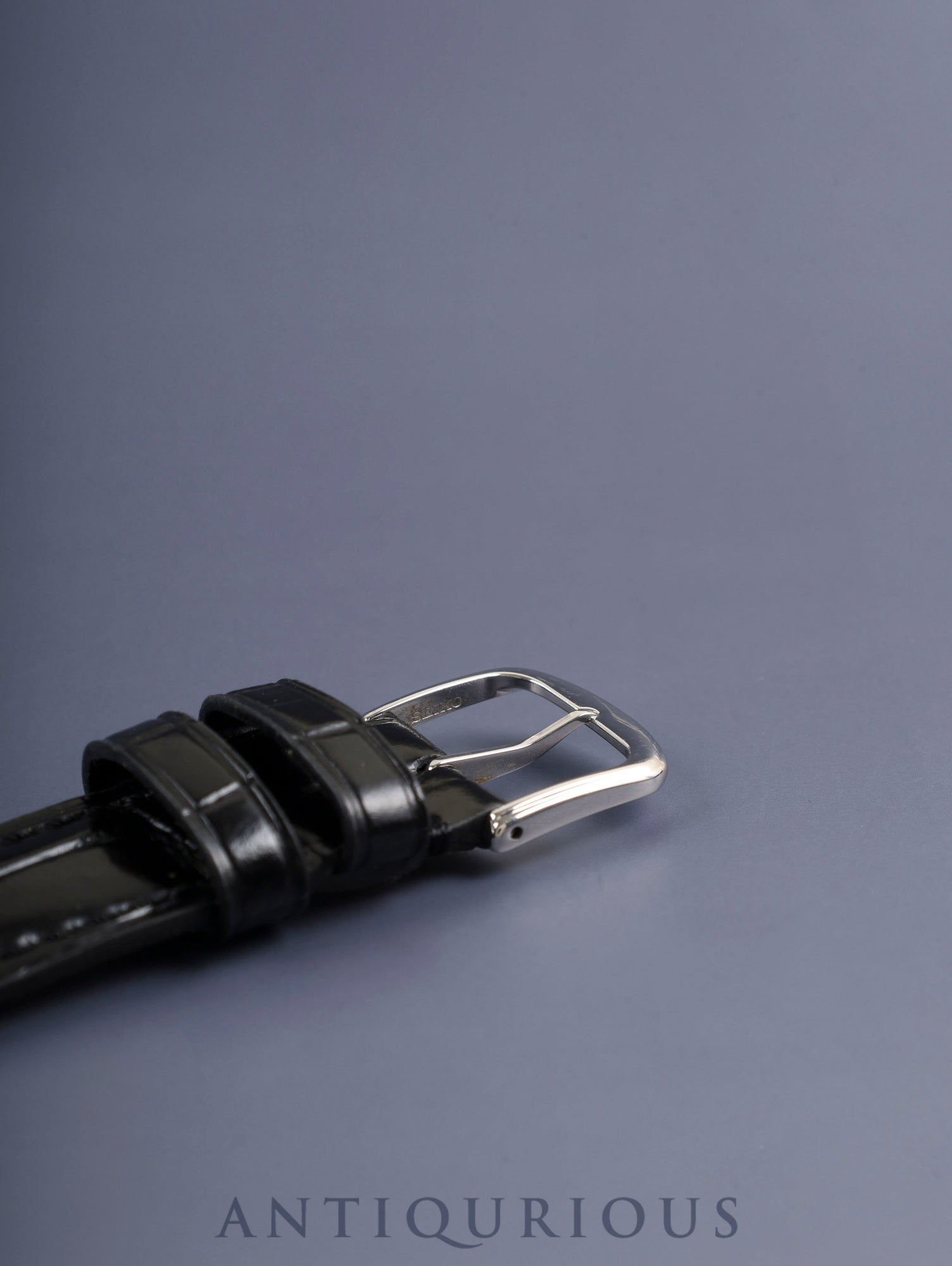 Seiko Mechanical 6810-8000/SCVL001 Hand-wound Cal.6810A SS Leather Original Pin Buckle (SS) Silver Dial 33mm Overhauled