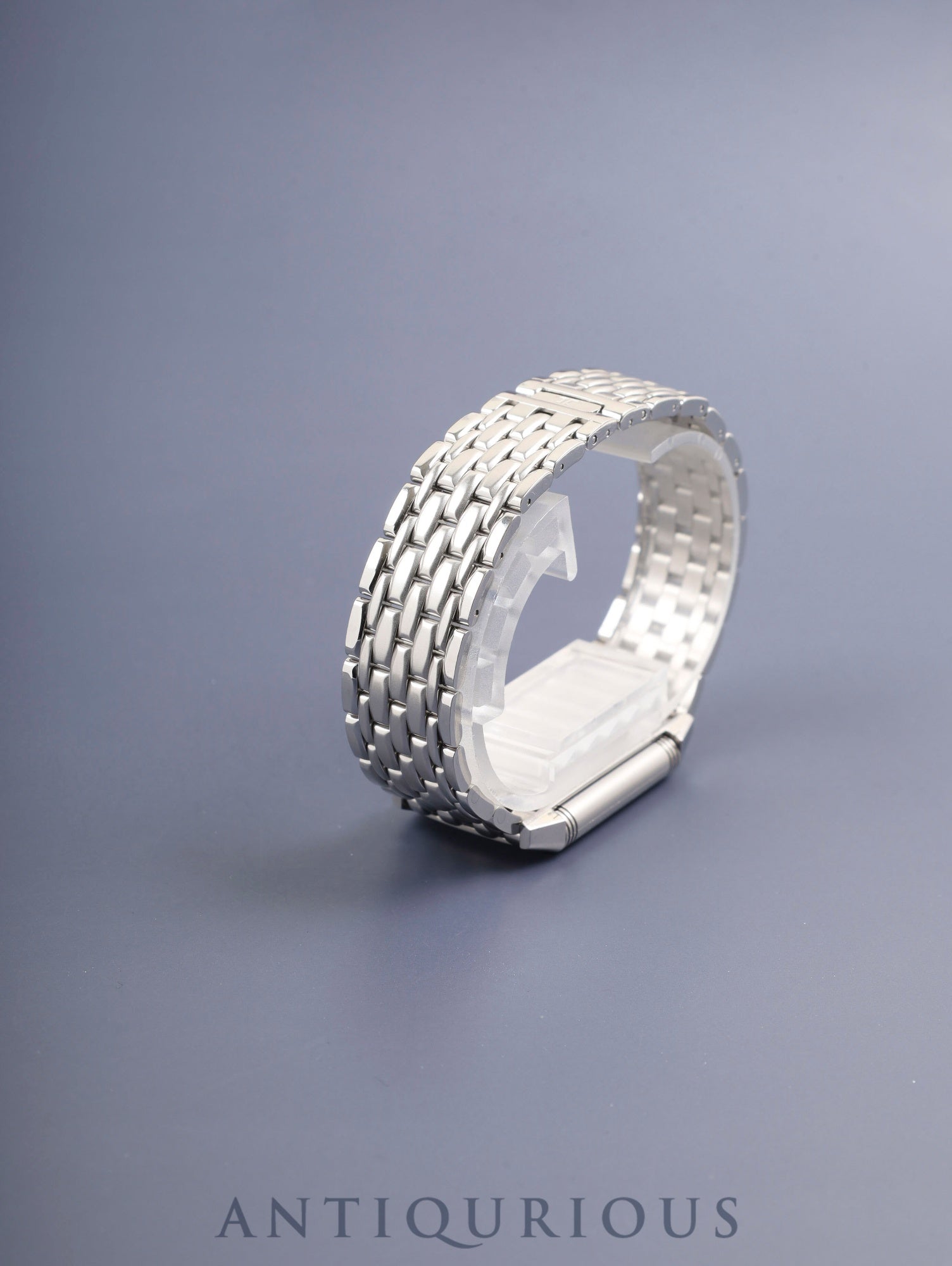 ジャガー・ルクルト レベルソ クラシック シャドウ シャドウ 251.8.86 / 251.880.864 手巻き Cal.846/1 SS SS グレー文字盤 保証書 冊子 オーバーホール済み ※ケース裏彫りあり