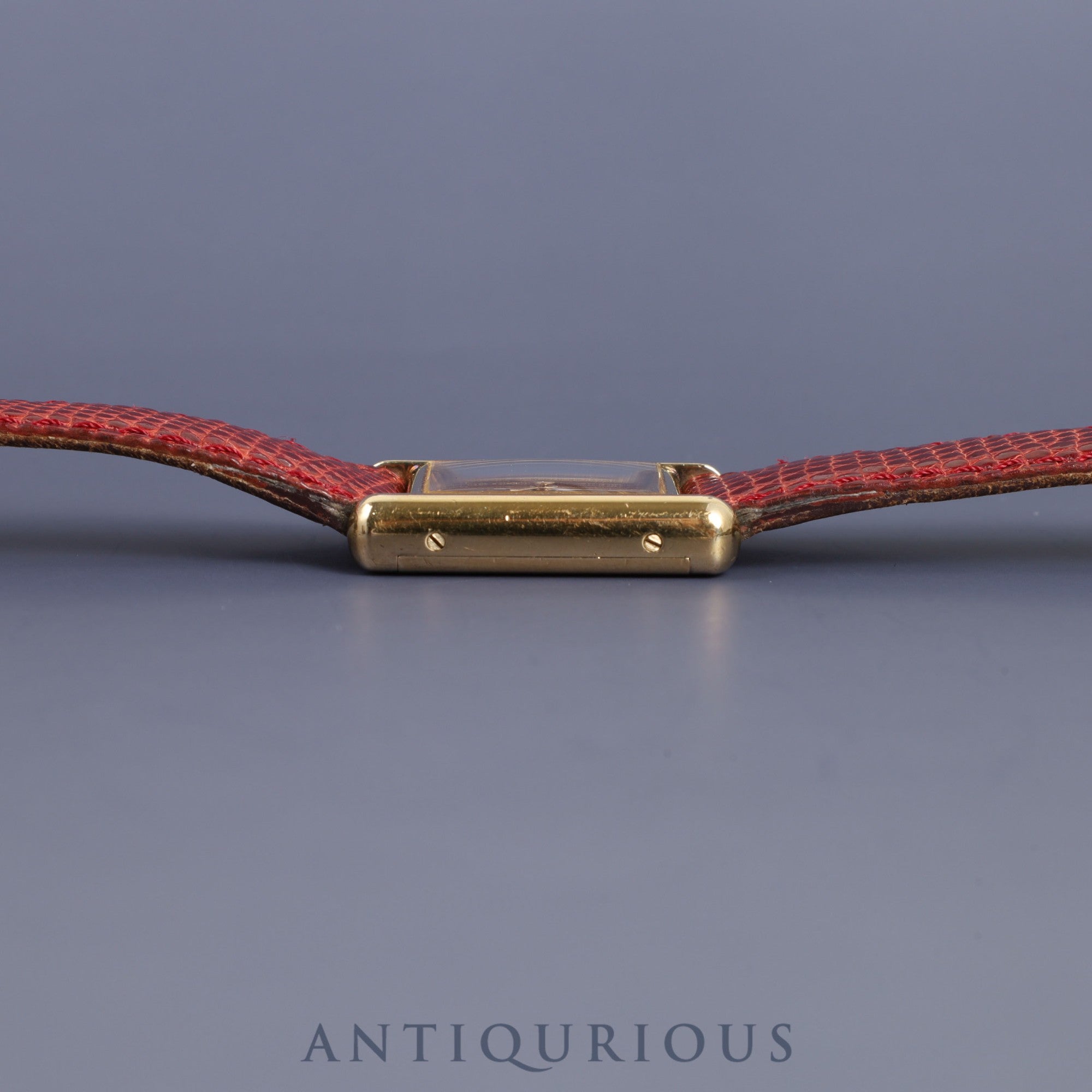 Cartier Must Tank SM Manual winding Cal.78-1 SV925 Genuine leather strap Genuine buckle (GP) Bordeaux dial 1976-early 1980s Overhauled