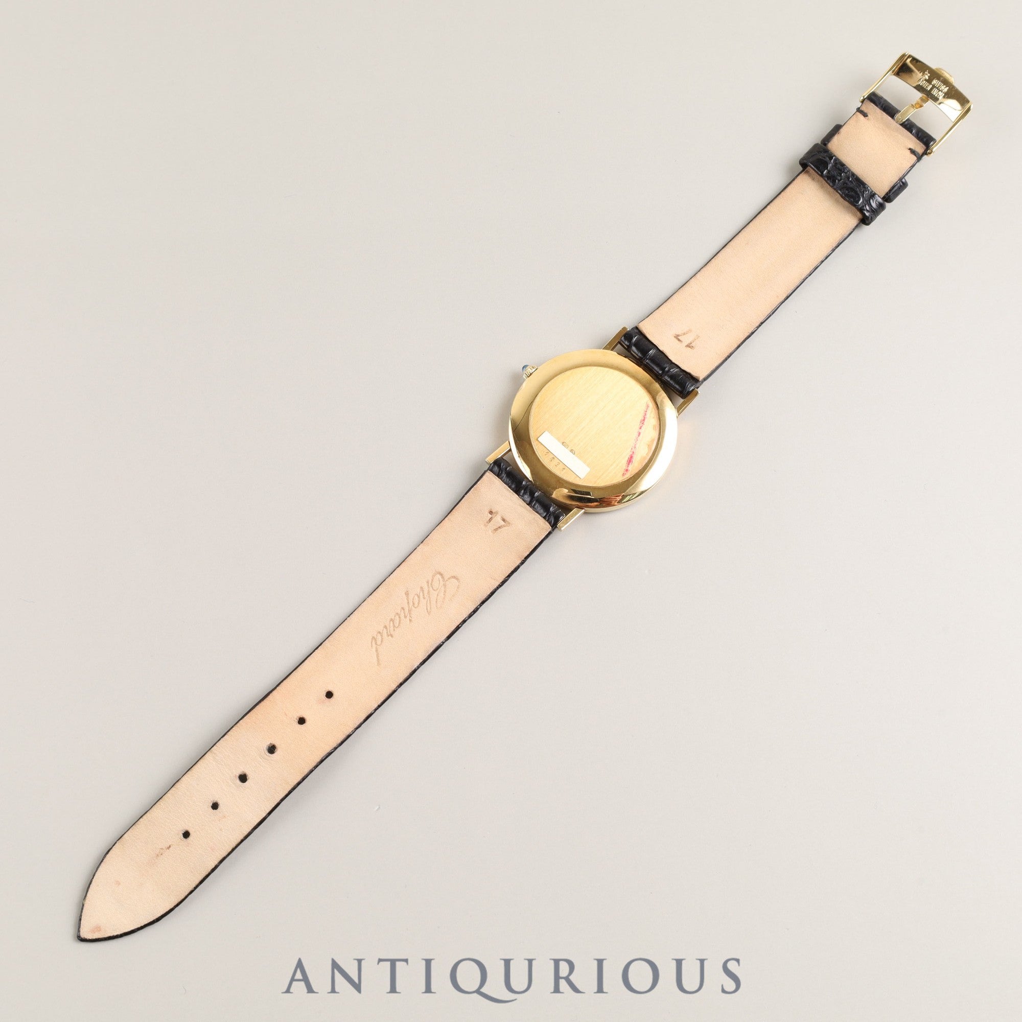 Chopard Classic 1091 Quartz Cal.955 432 YG Genuine leather strap Genuine buckle (GP) White dial Box Overhauled