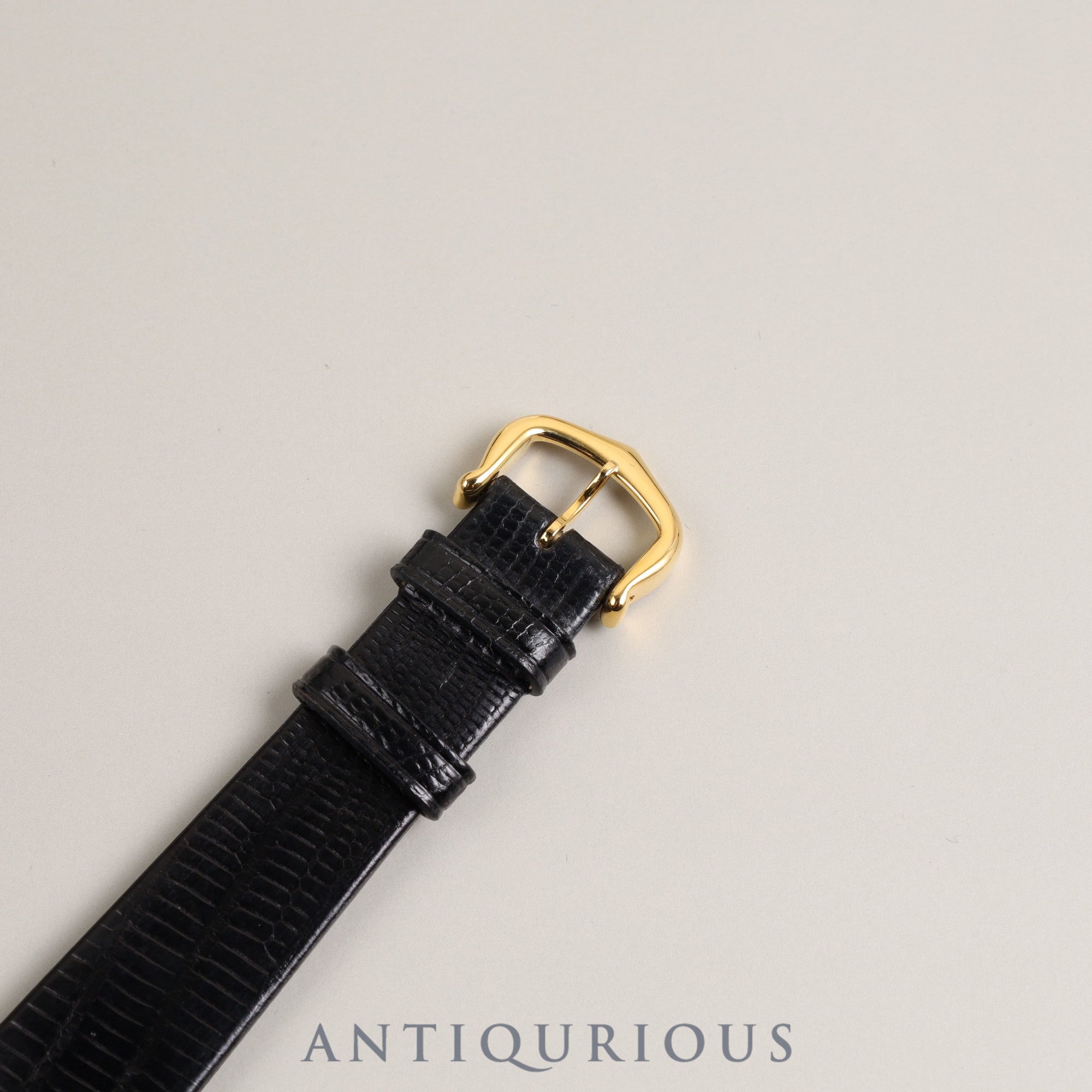 Cartier Must Tank LM QZ 590005 Cal.690 SV925 Leather Genuine Buckle (GP) Vertical Roman Dial Overhauled