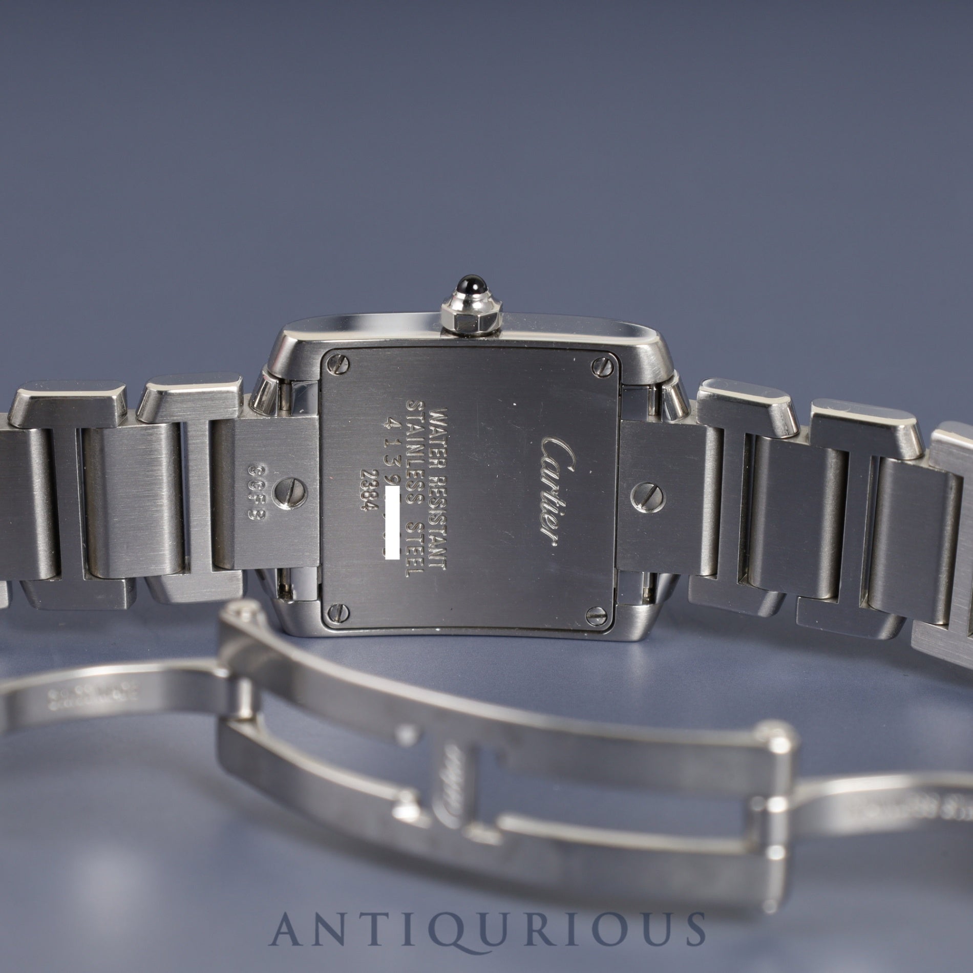 Cartier Tank Francaise SM W51008Q3 Quartz Cal.057 SS SS White Roman Dial Box Booklet Warranty (2006) Overhauled