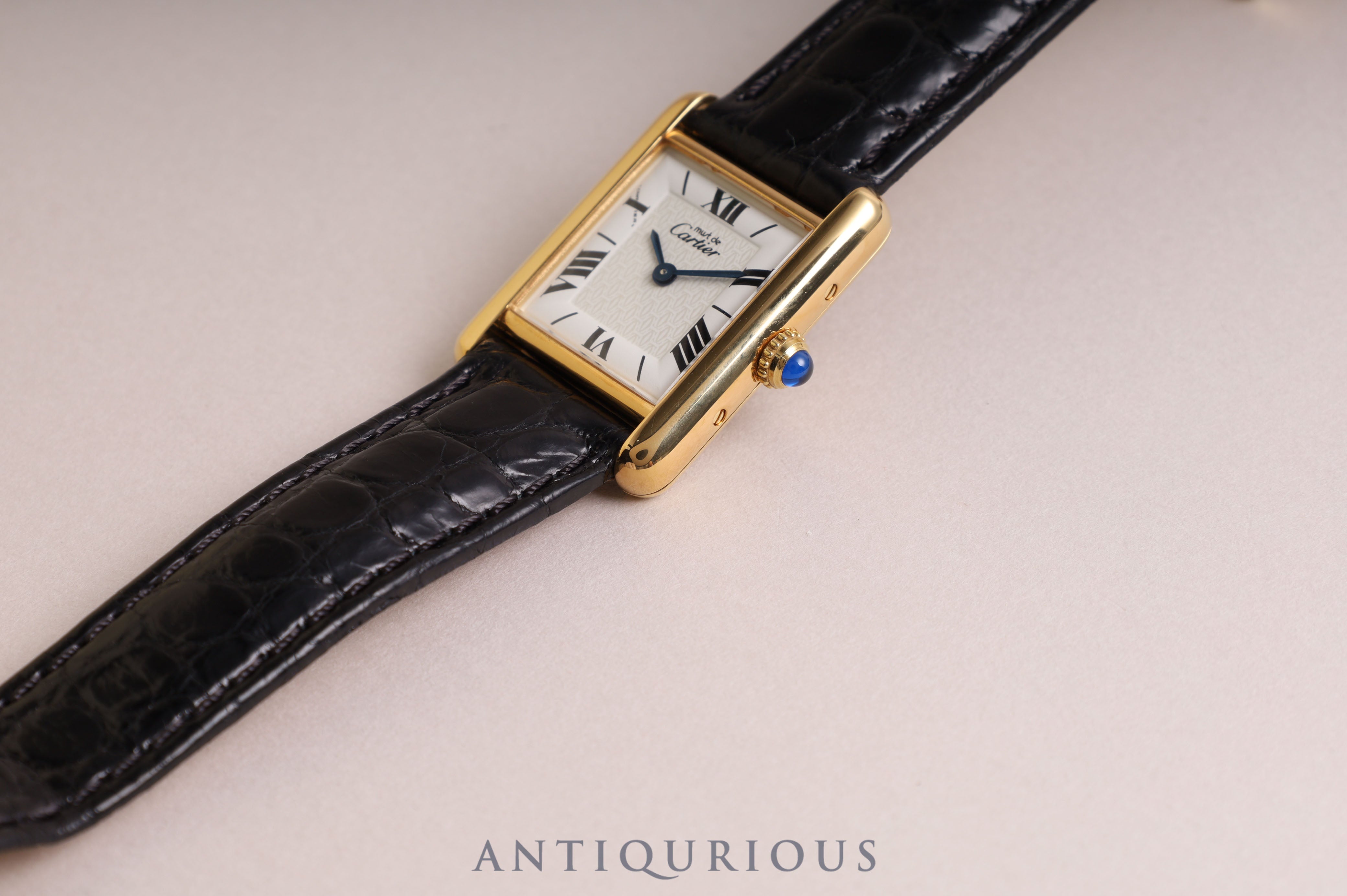 Cartier Must Tank SM QZ Flying Roman Dial