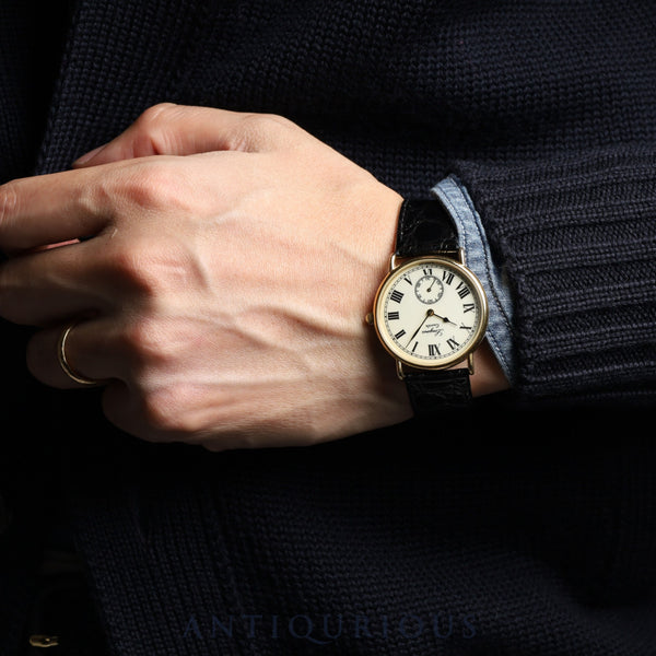 Longines Charleston 5228 Quartz Cal.L176.2 SS/GP Leather Ivory Dial